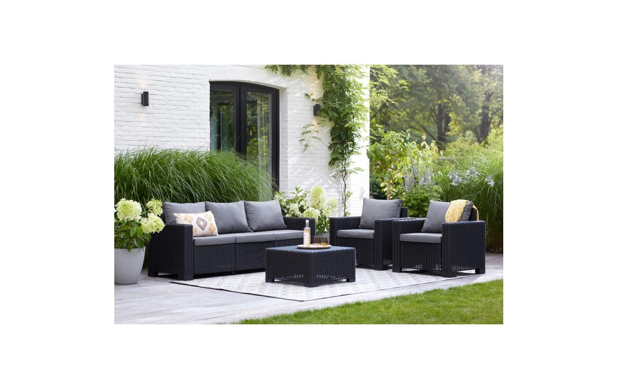 Allibert Loungesofa »Graphit, inkl. Kissen«