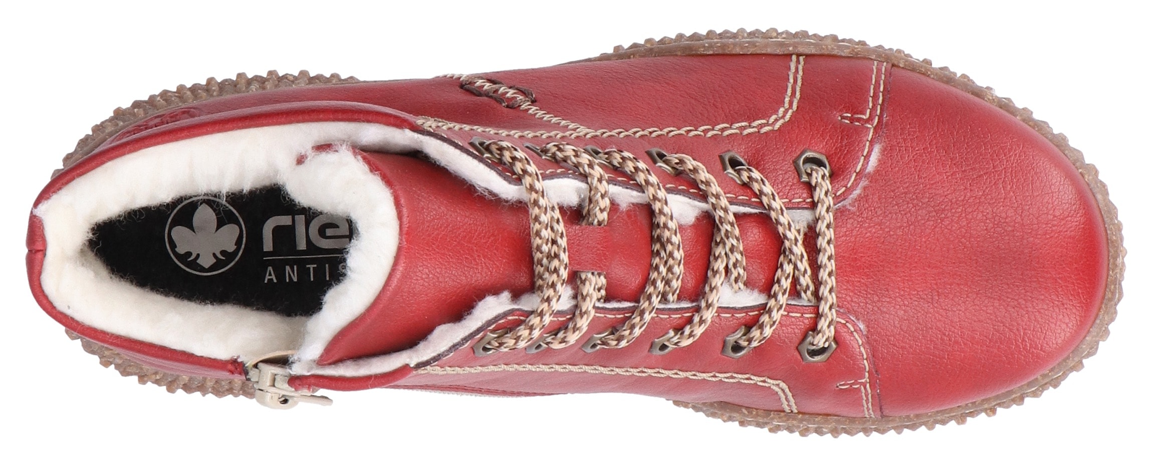 Rieker Winterboots, Schnürboots, Stiefelette, High Top Sneaker mit Innenreissverschluss