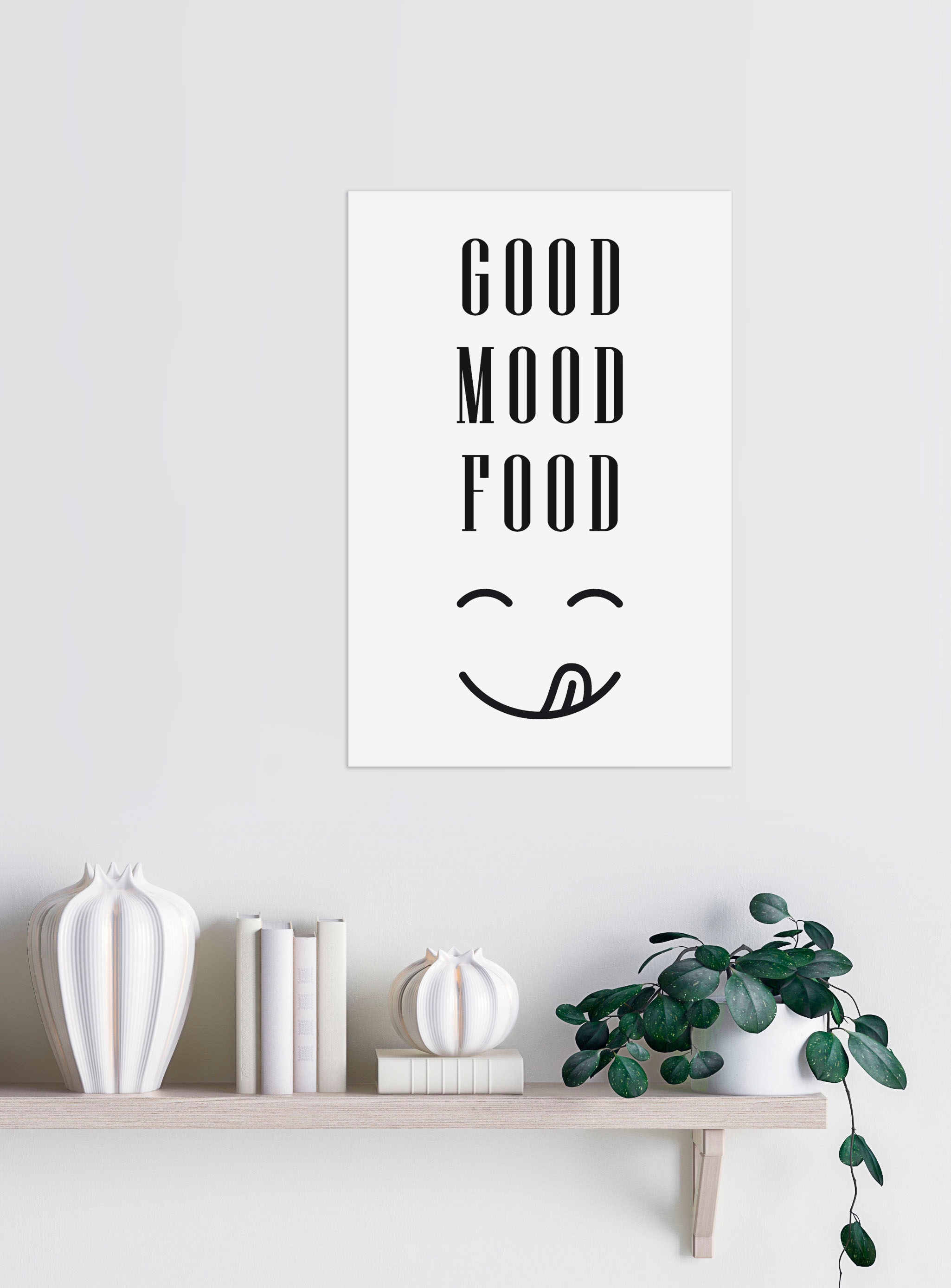 im »GOOD auf Wanddekoobjekt MOOD queence Schriftzug Stahlblech FOOD«, ordern Shop ❤ Jelmoli-Online