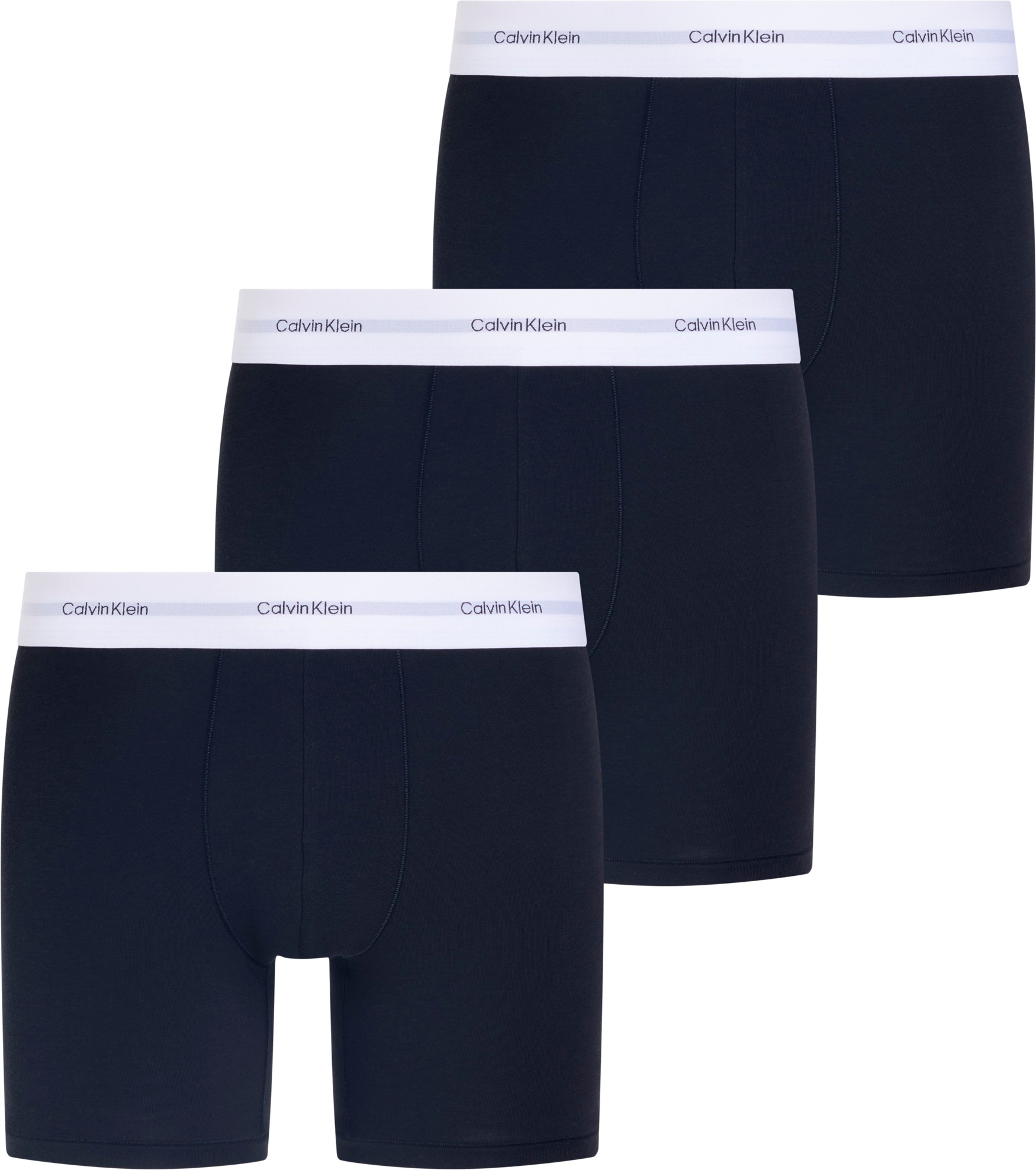 Calvin Klein Underwear Boxer »BOXER BRIEF 3PK« Packung, 3er-Pack, 3 Stk. mit Logobund