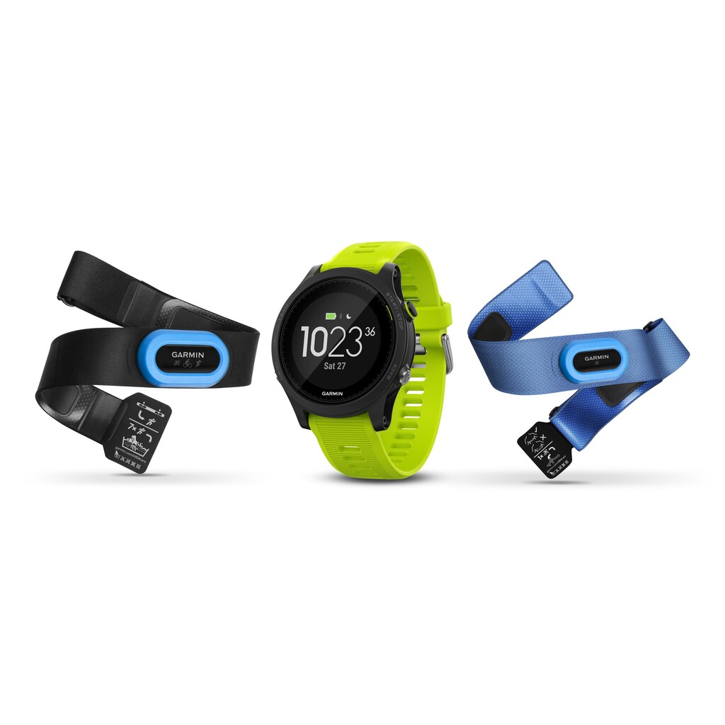 Garmin Fitnessuhr »GPS-Sportuhr Forerunner 935 Bundle Tri Gelb Schwarz«