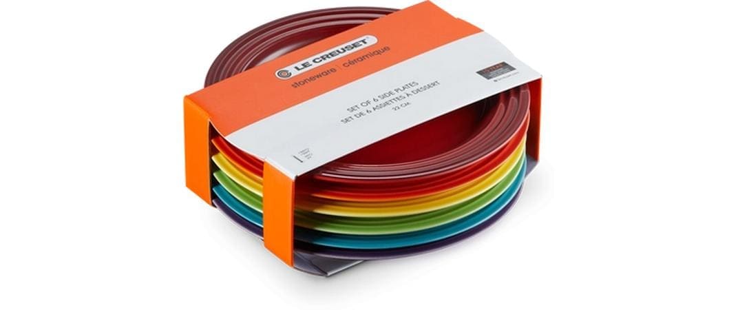 LE CREUSET Frühstücksteller »Ø 22cm 6 Stück«, (6 St.)