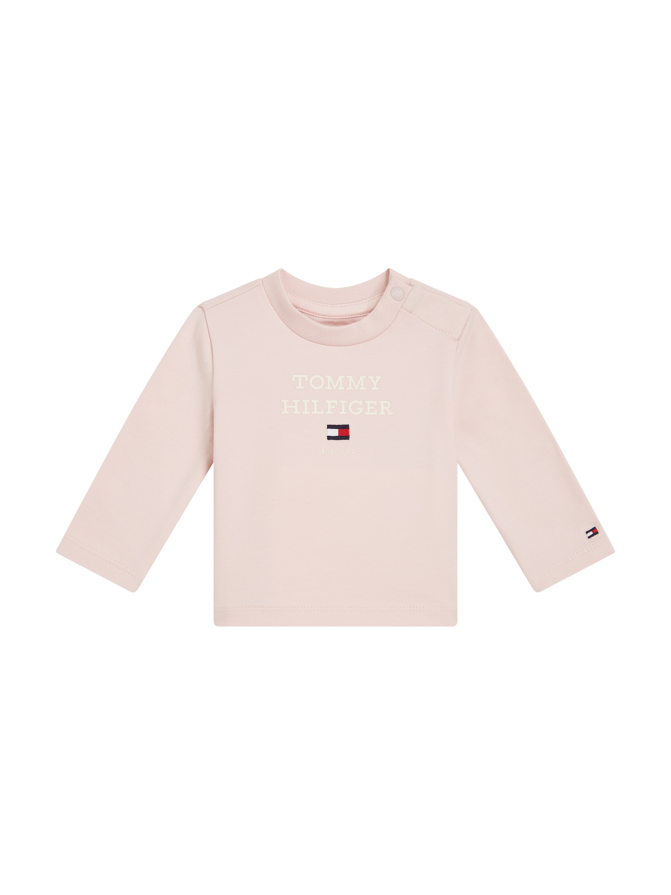 ✵ Tommy Hilfiger Langarmshirt mit »BABY | TH Logoschriftzug L/S«, LOGO Jelmoli-Versand kaufen online TEE