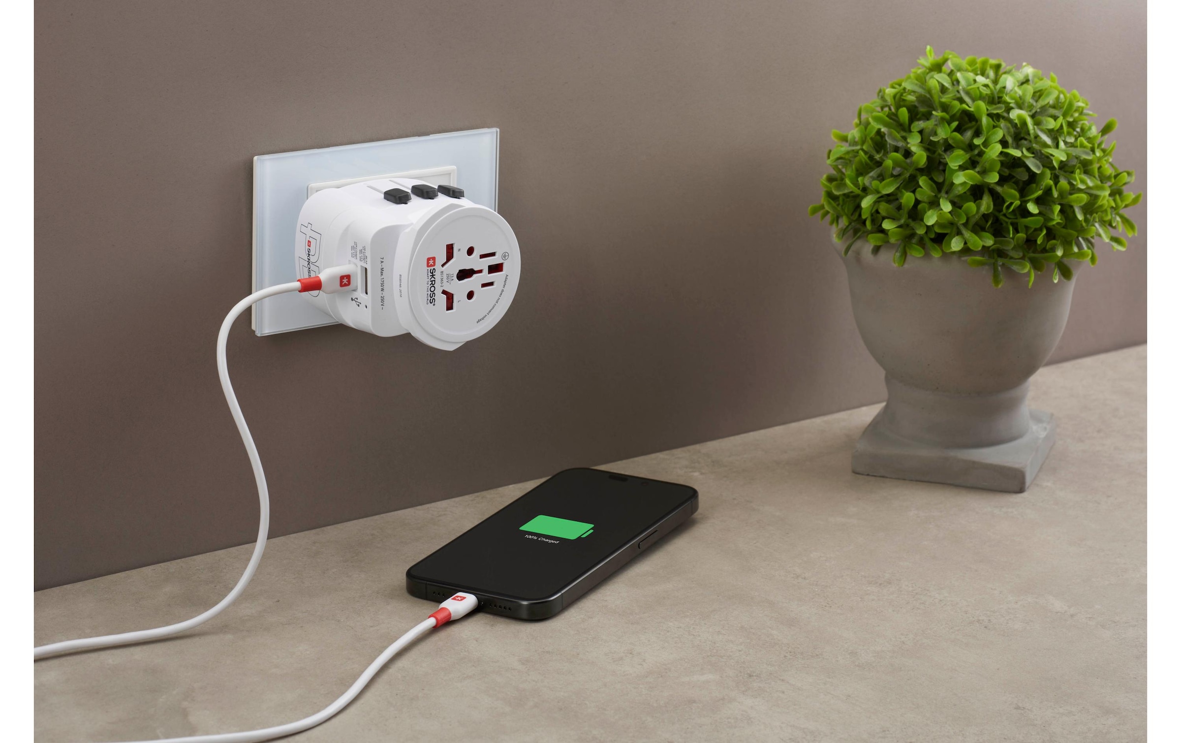 SKROSS Reiseadapter »Pro Light, 1 x USB-A und C«