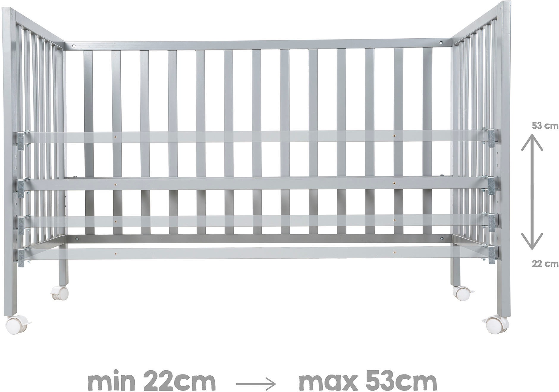 roba® Babybett »Room Bed, safe asleep®, Little Stars«, (4 tlg.)