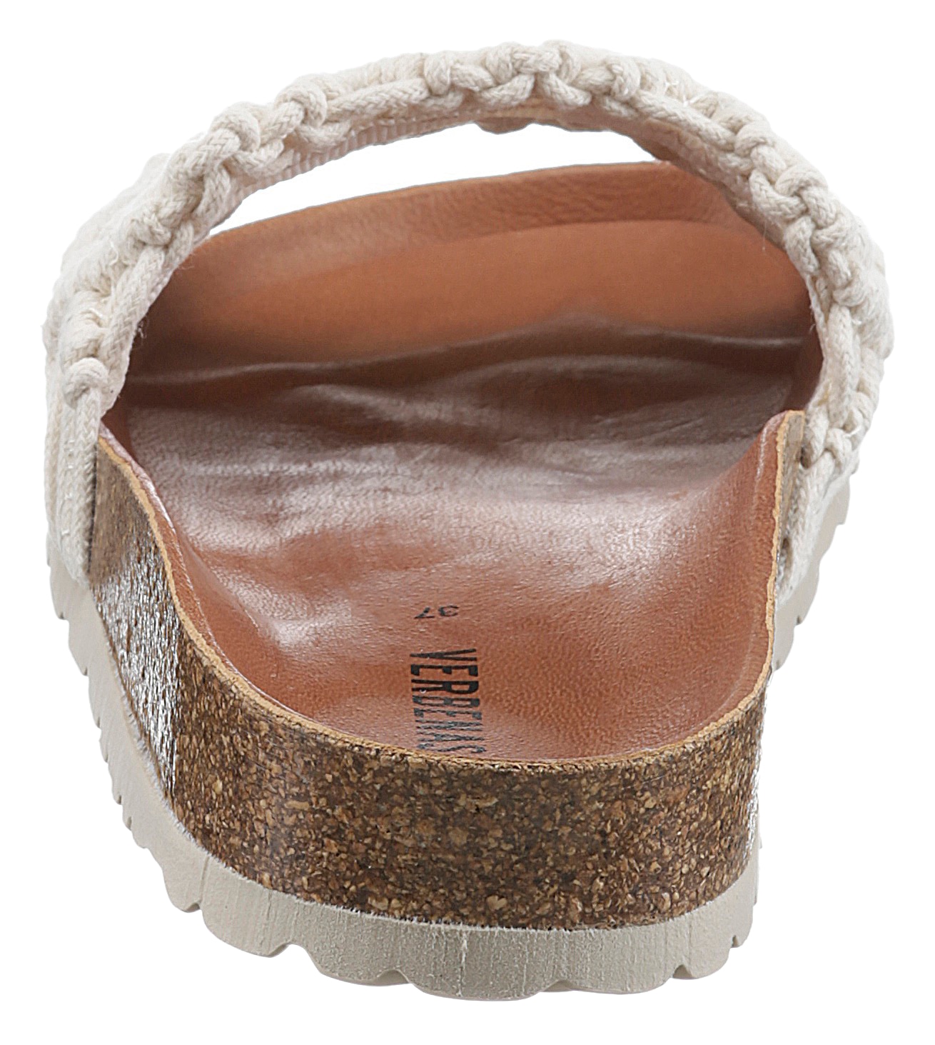 VERBENAS Pantoffel »Raga Knots Digital«, Sommerschuh, Schlappen, Hausschuh in gehäkeltem Look