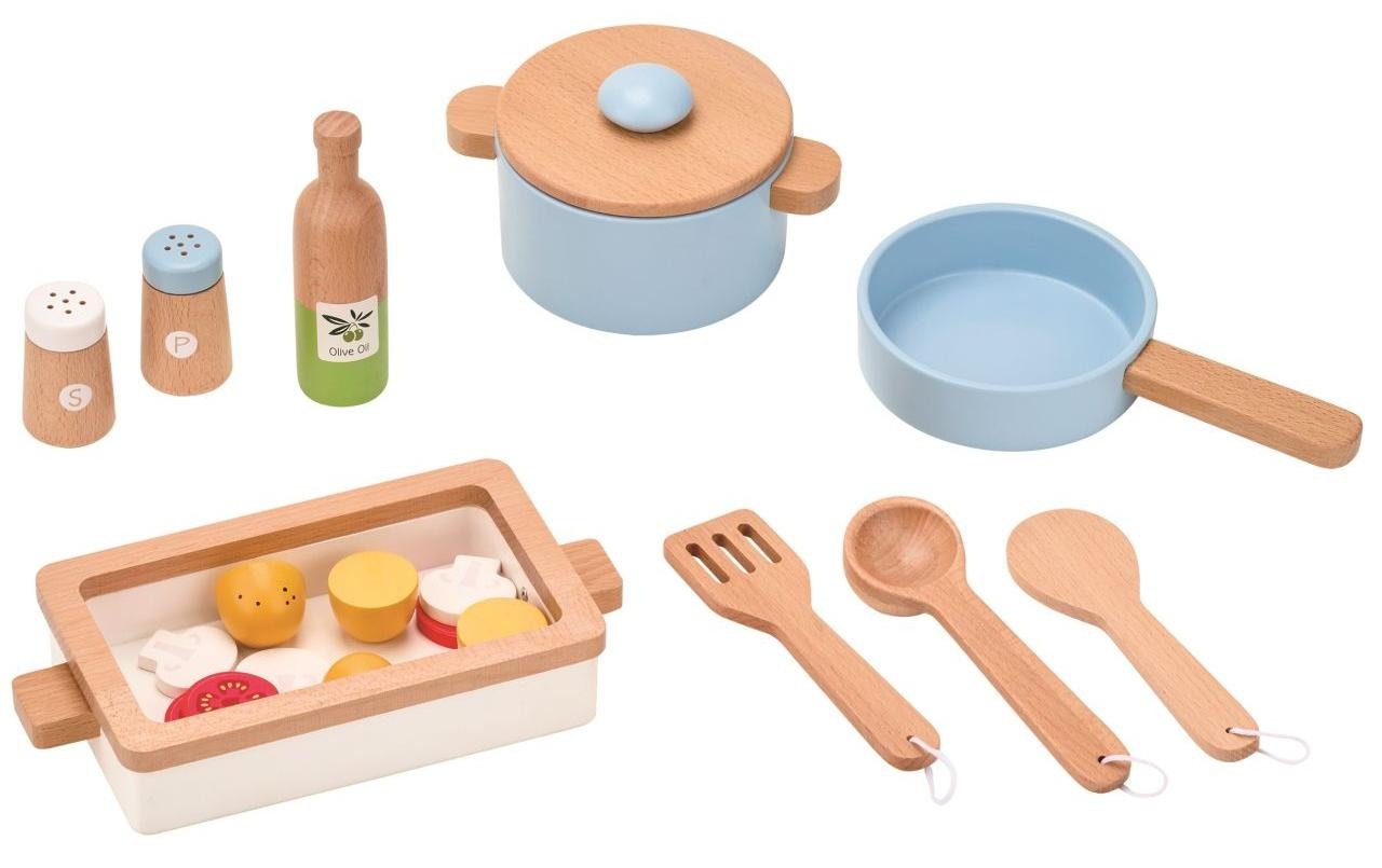 Spielba "Pfannen und Essensbox mit Zubehör"