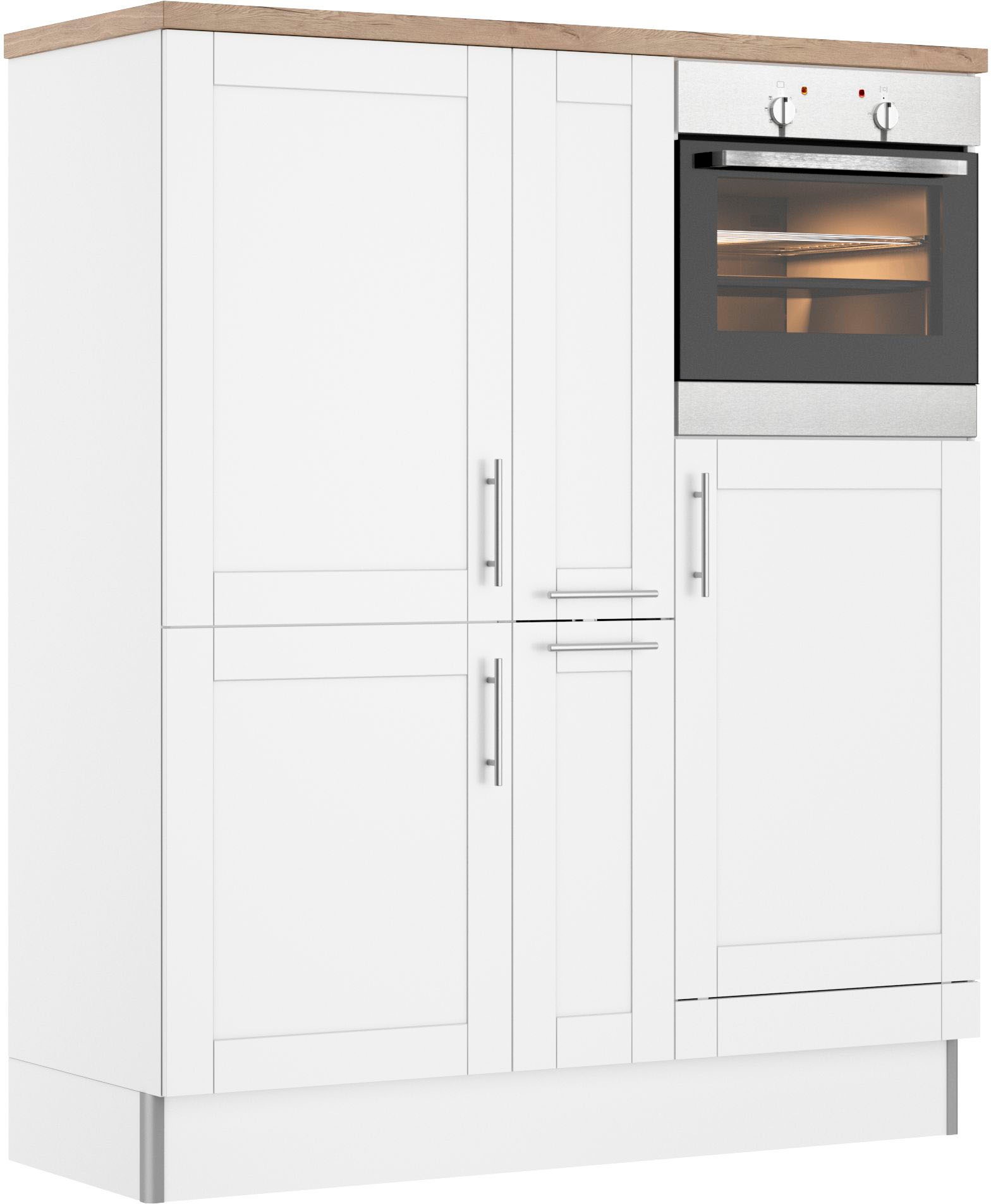 OPTIFIT Pantryküche »Ahus«, Breite 150 cm,wahlweise mit E-Geräten,Soft-Close-Funktion