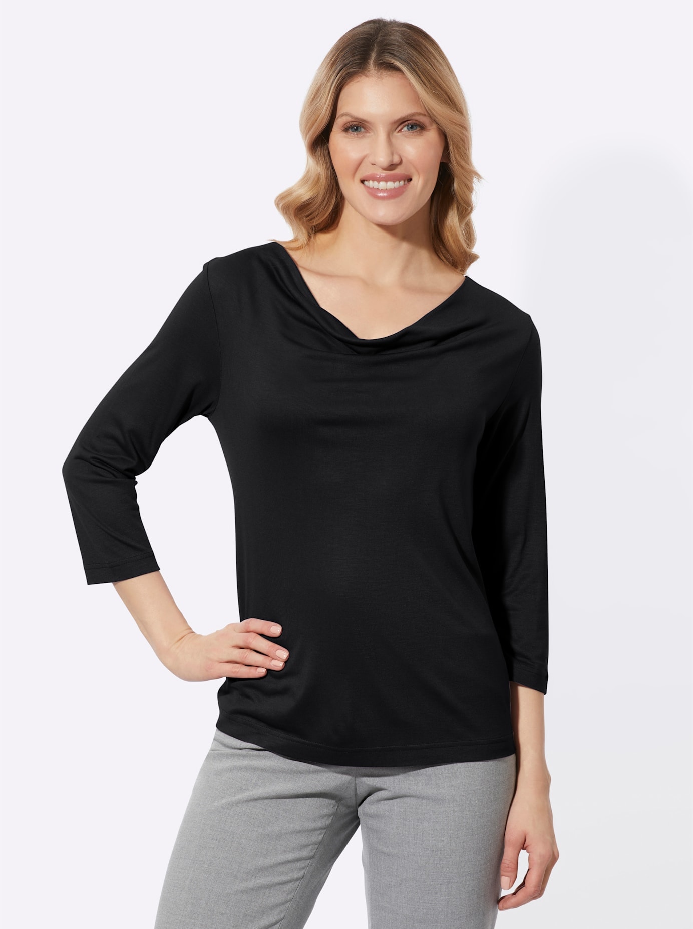 Classic Basics Wasserfallshirt »Wasserfallshirt« 1 Stk.