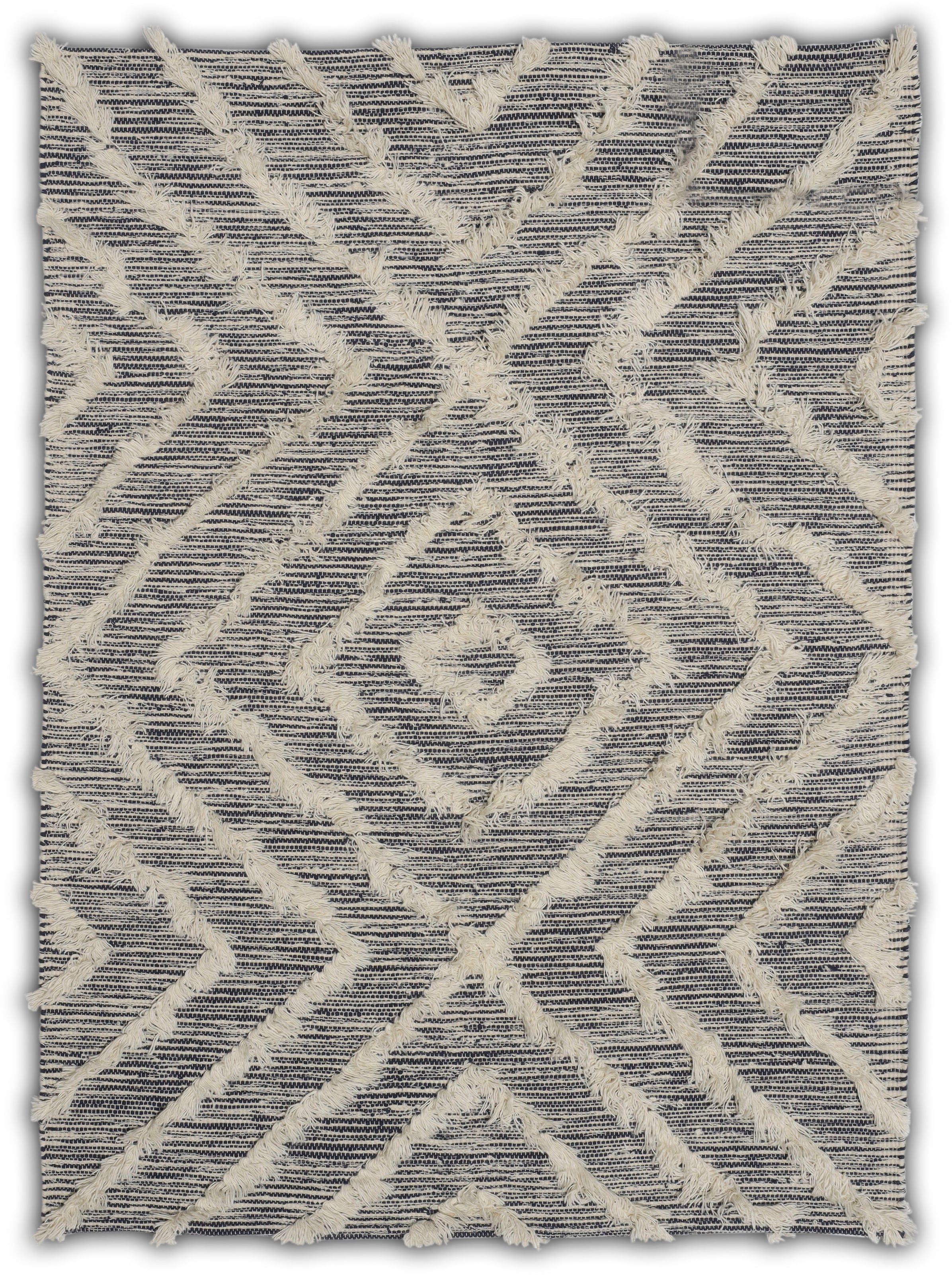 my home Teppich »Kanja«, bestellen Jelmoli-Versand Haptik, rechteckig, Rauten-Design weiche | Berber-Optik, Look, online Boho