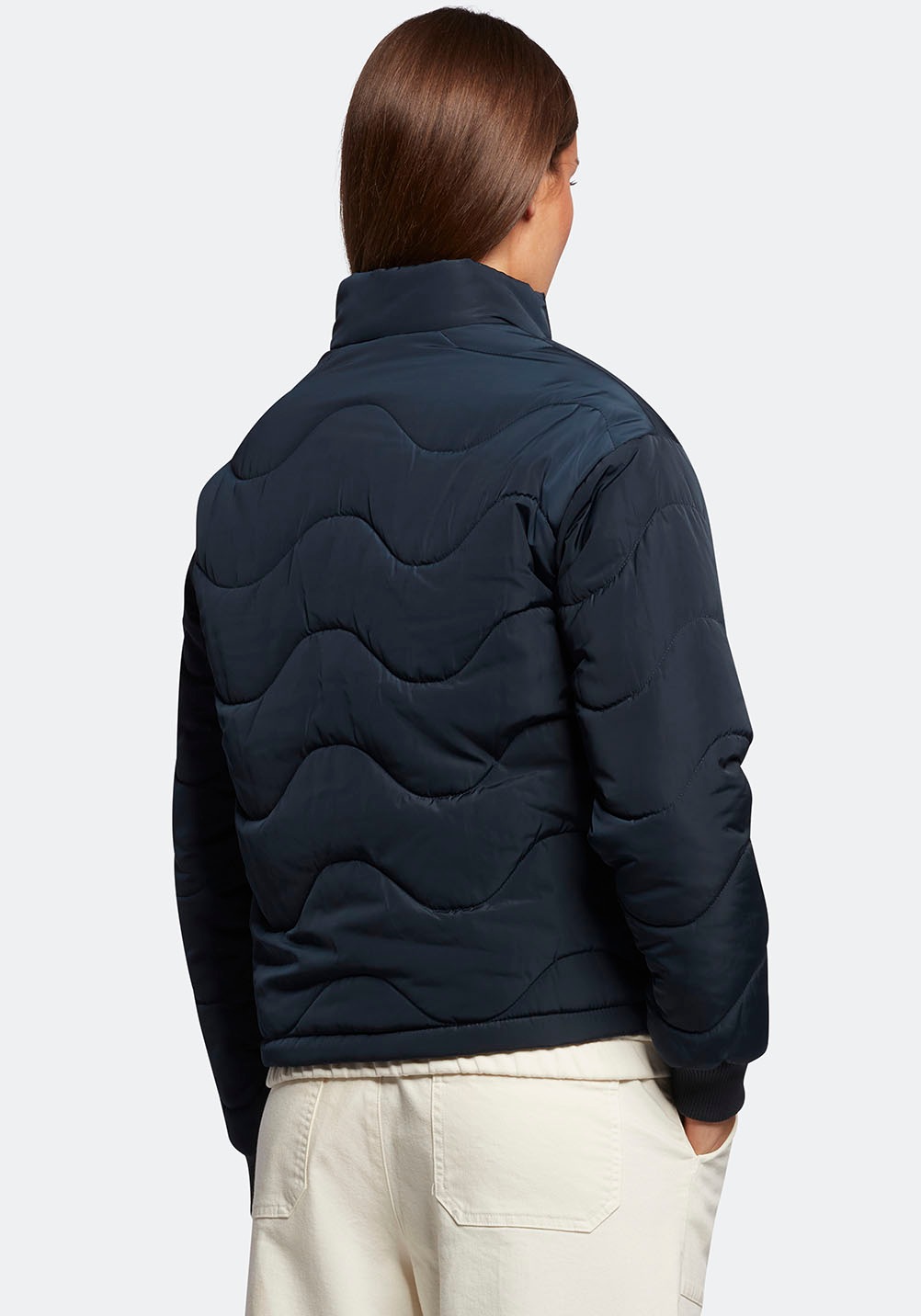 Lyle & Scott Steppjacke, mit Logo-Aufnäher auf der Brust