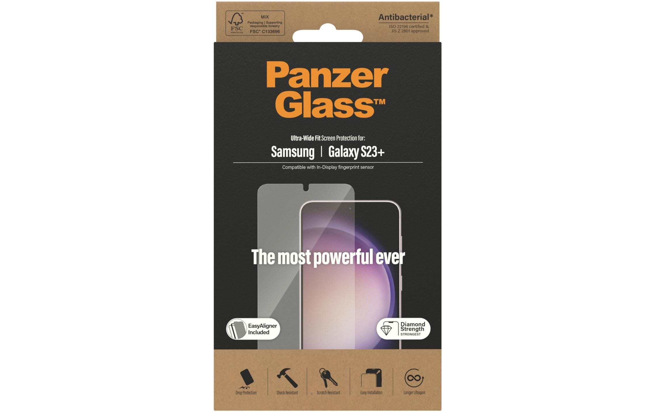 PanzerGlass Displayschutzglas »Ultra«, für Galaxy S23+, (1 St.)