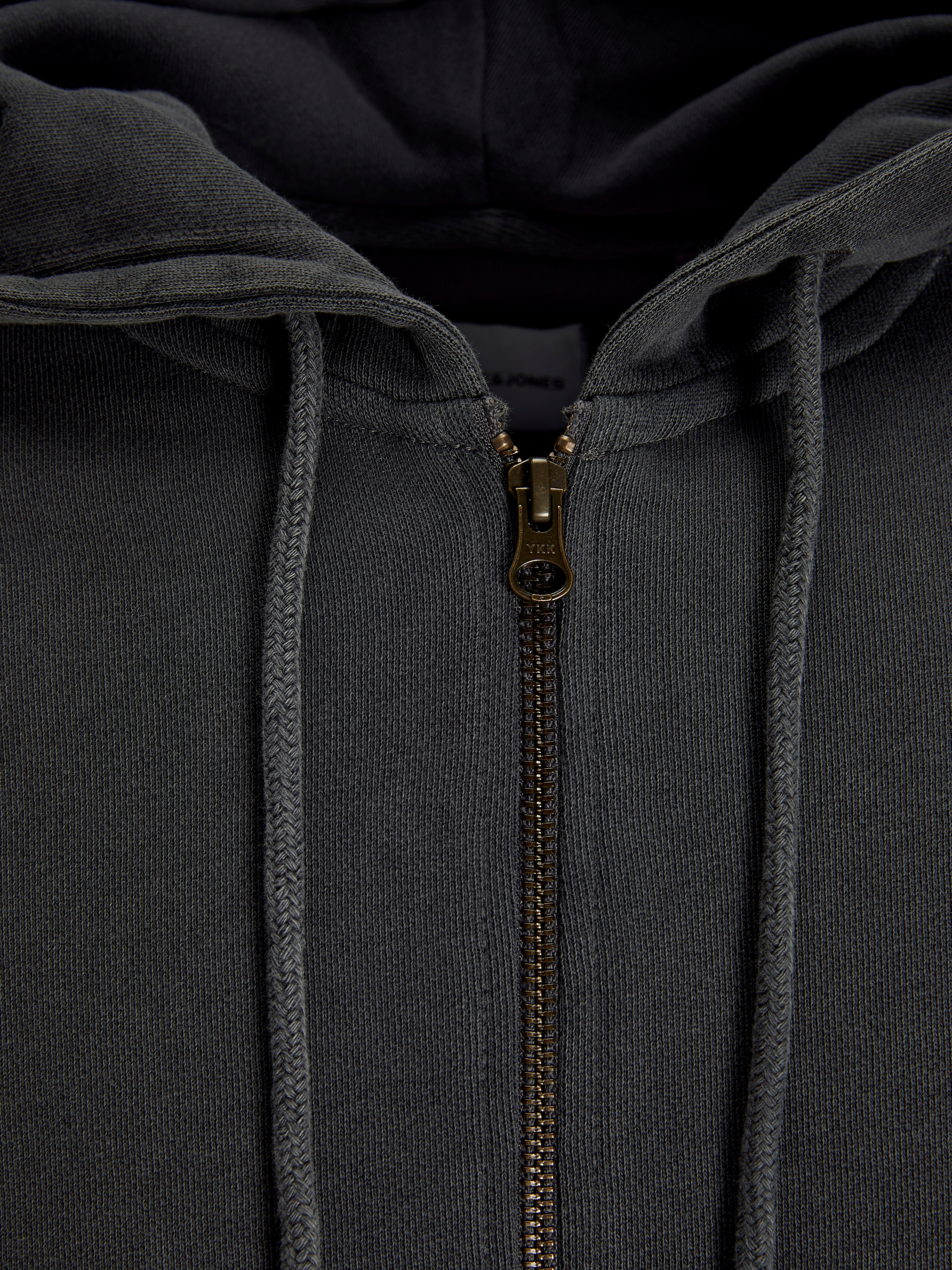 Jack & Jones Kapuzensweatjacke »JJECHARGE Hoodie mit Kapuze, Kordelzug und Taschen«, unifarben, modisch, loose fit, Baumwolle, Kapuze