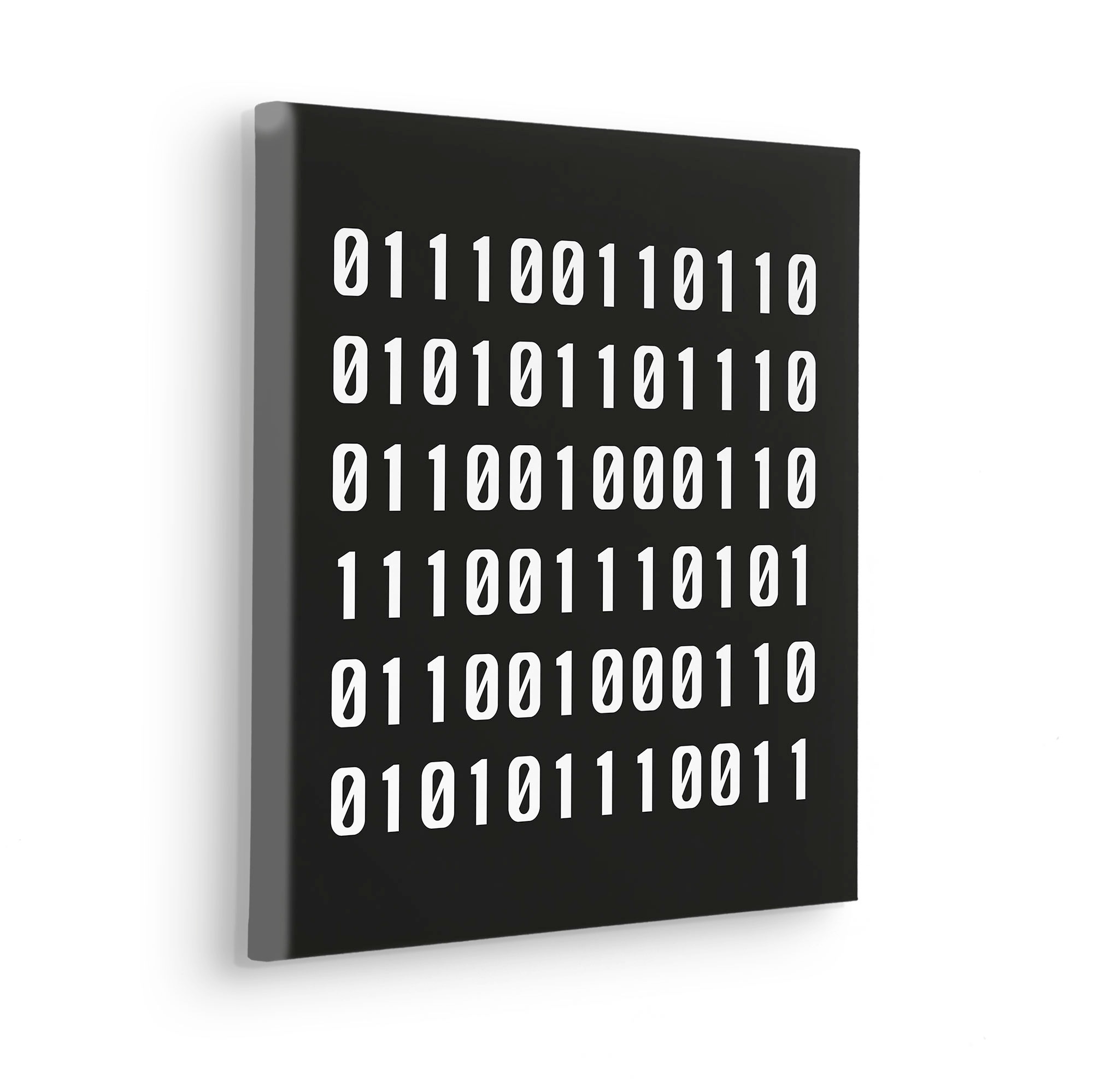 ❤ Komar Leinwandbild »Typo Naughty Binary«, (1 St.), 40x40 cm (Breite x  Höhe), Keilrahmenbild entdecken im Jelmoli-Online Shop