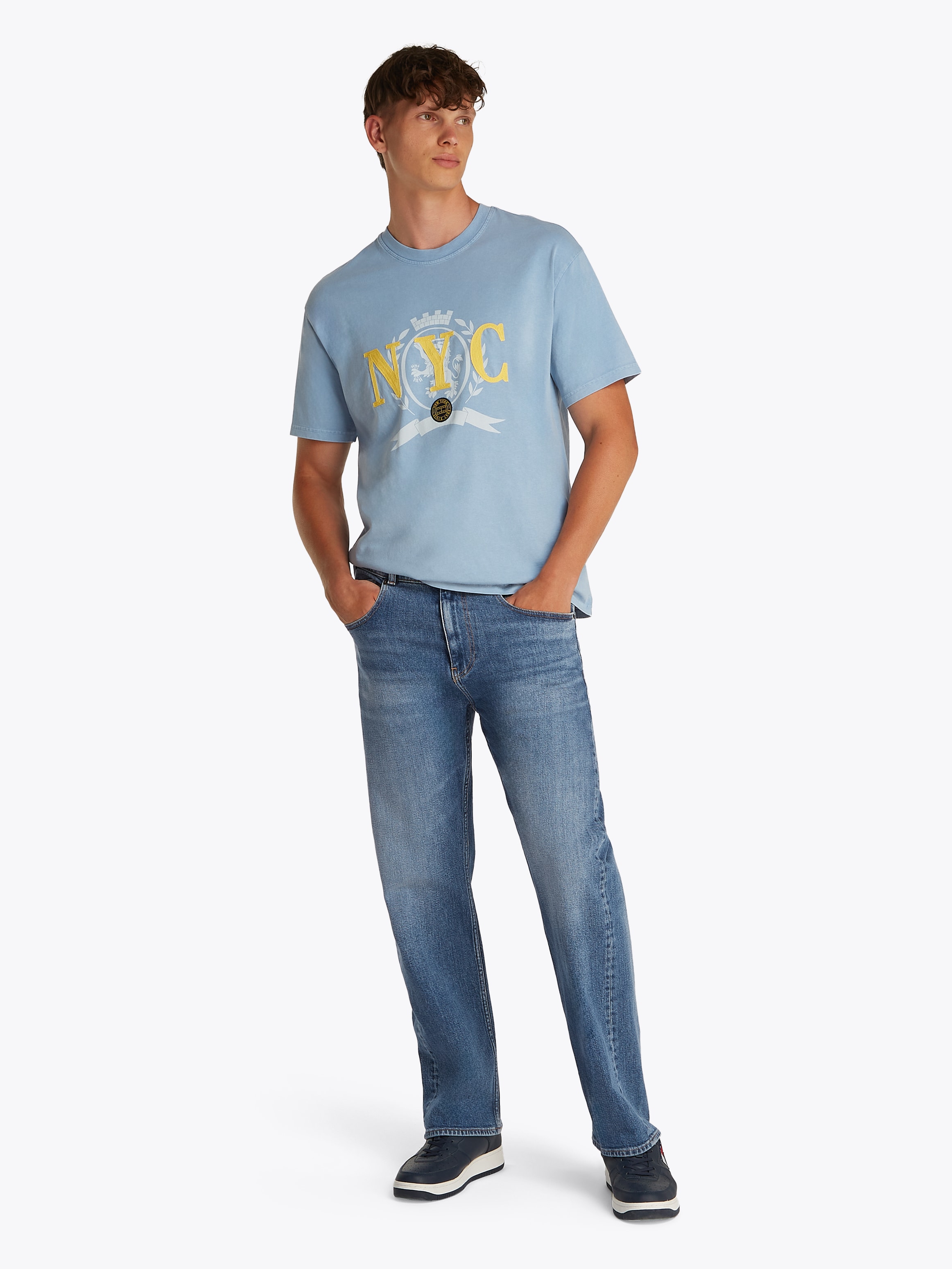 Tommy Jeans Regular-fit-Jeans »Otis Regular Straight«, Mit Gürtelschlaufen