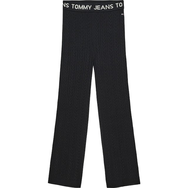 Tommy Jeans Strickhose »TJW CABLE KNIT PANTS«, mit Tommy Jeans  Logo-Stickerei online kaufen | Jelmoli-Versand