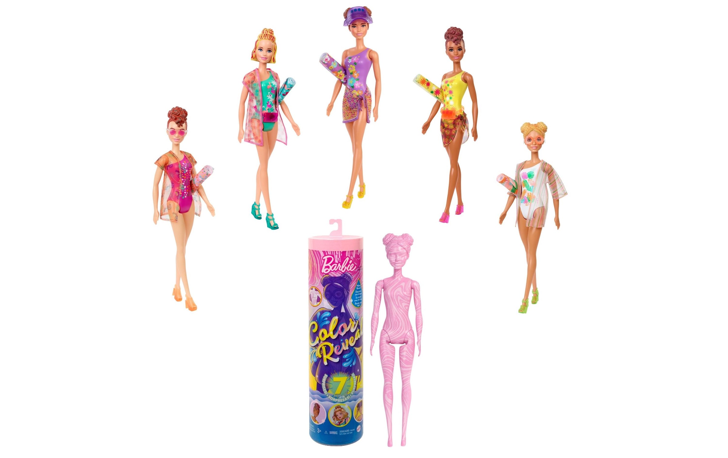 Image of Ackermann - Barbie Anziehpuppe »Color Reveal Barbie Sa« einkaufen bei Ackermann Versand Schweiz