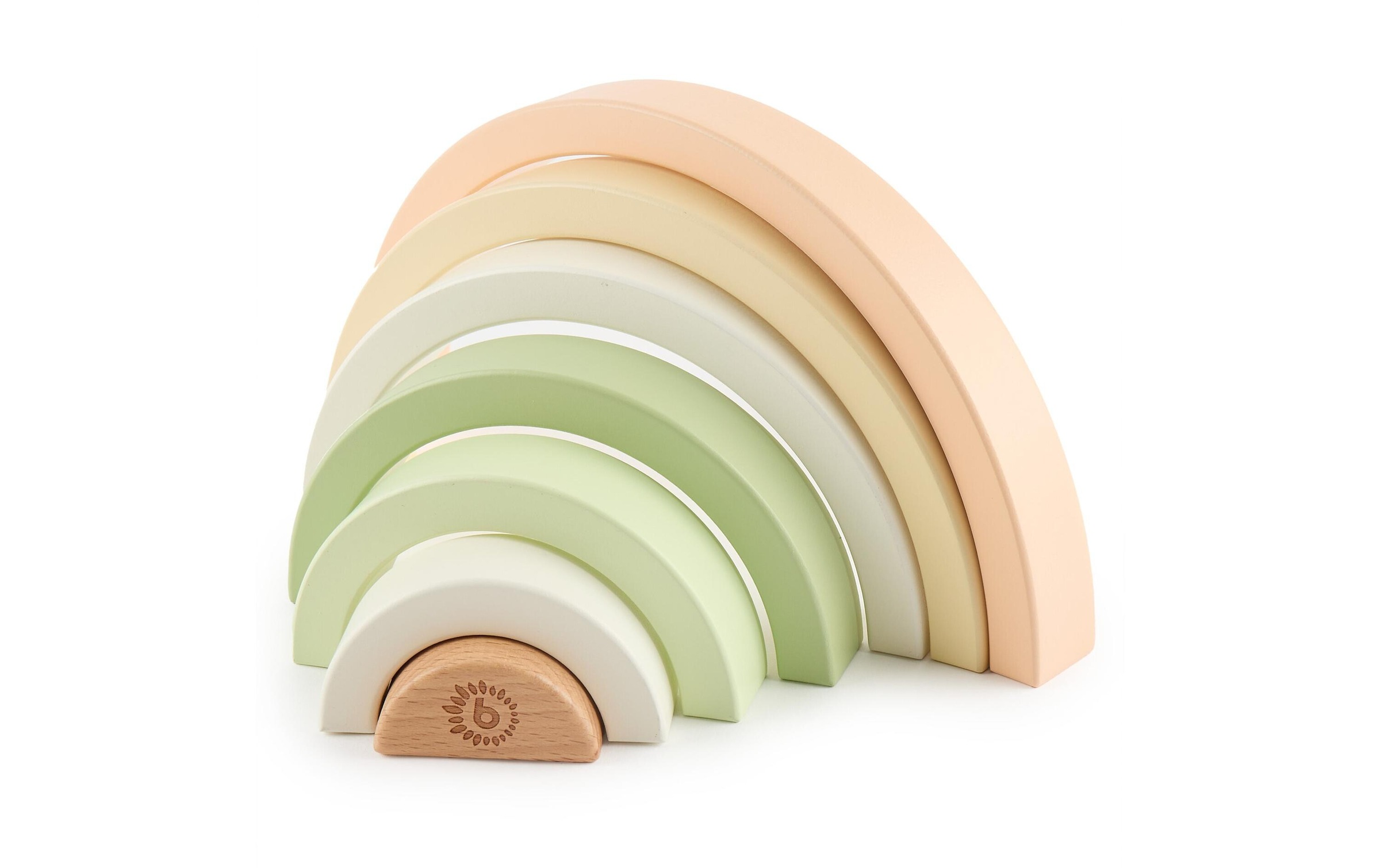 BIECO Stapelspielzeug »Regenbogen Hase Fine 24 cm x 12 cm x 2,5 cm«
