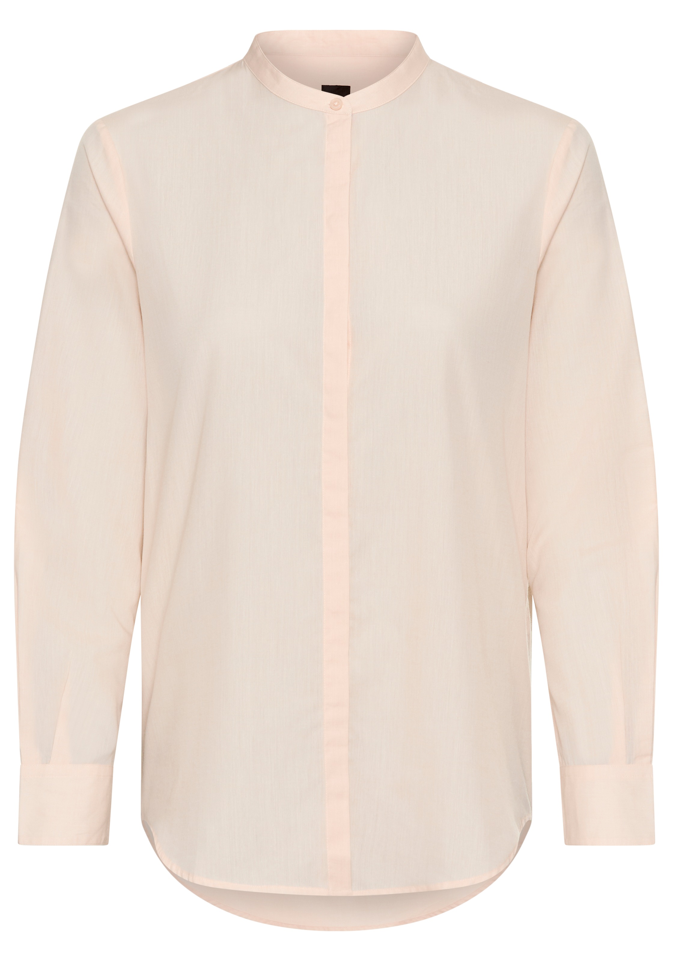 BOSS ORANGE Klassische Bluse "Befelize Premium Damenmode" Chambray Qualität, Stehkragen