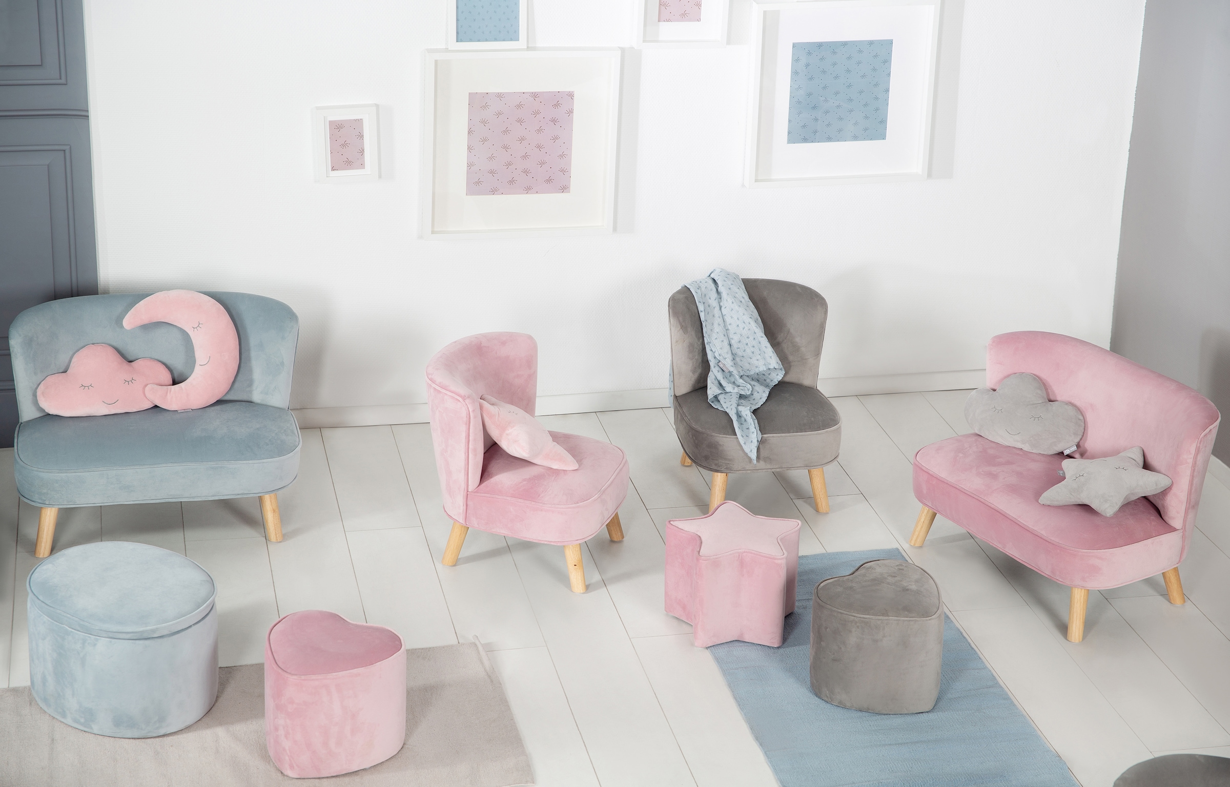 roba® Kinderhocker »Lil Sofa«, in Sternform