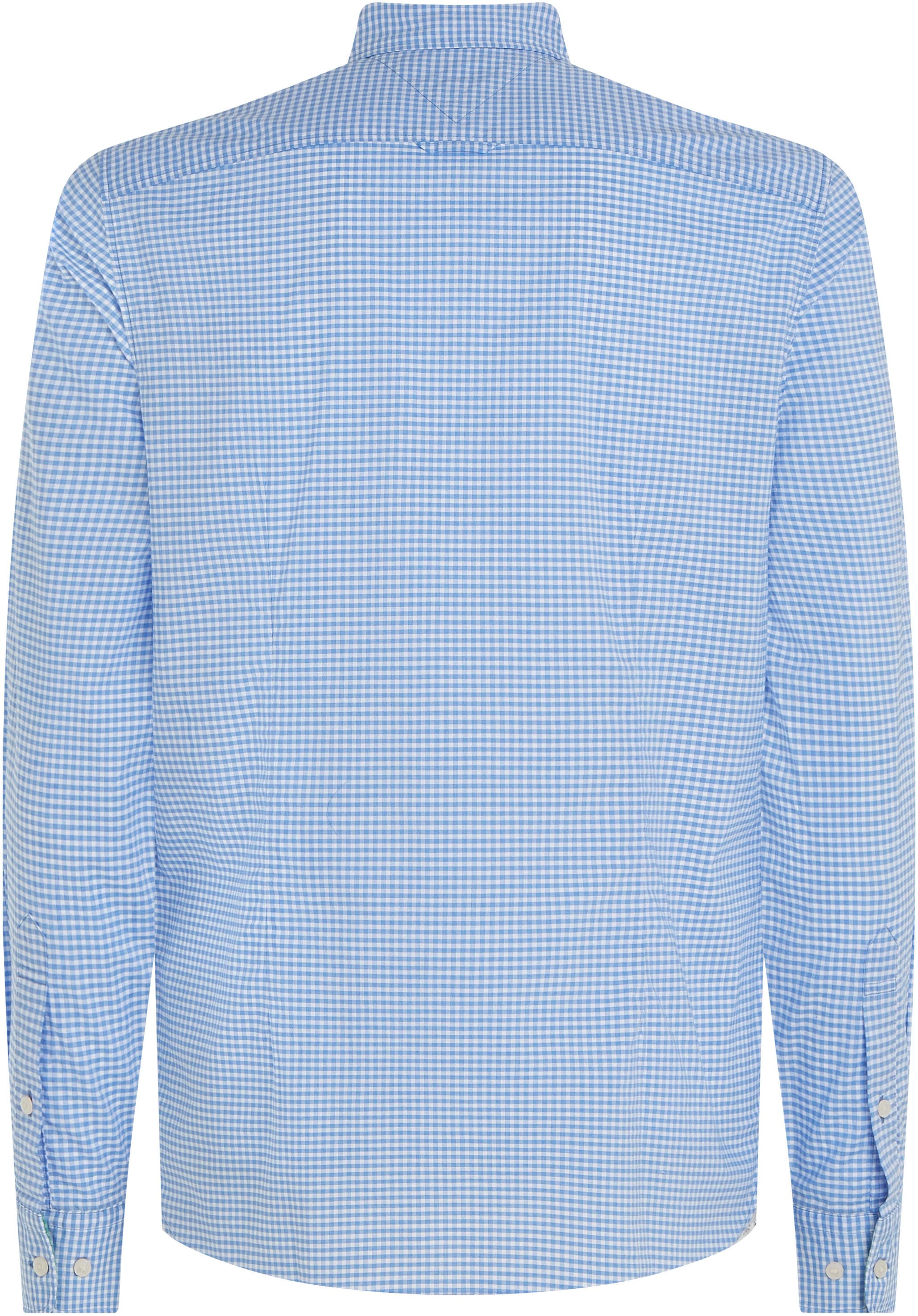 Tommy Hilfiger Karohemd »FLEX TEXTURED GINGHAM SF SHIRT«, mit kleiner Logostickerei