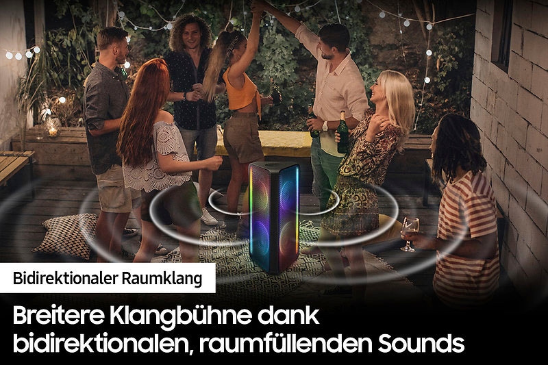 Samsung Party-Lautsprecher »MX-ST50B/ZG«, mit vielen Lichteffekten