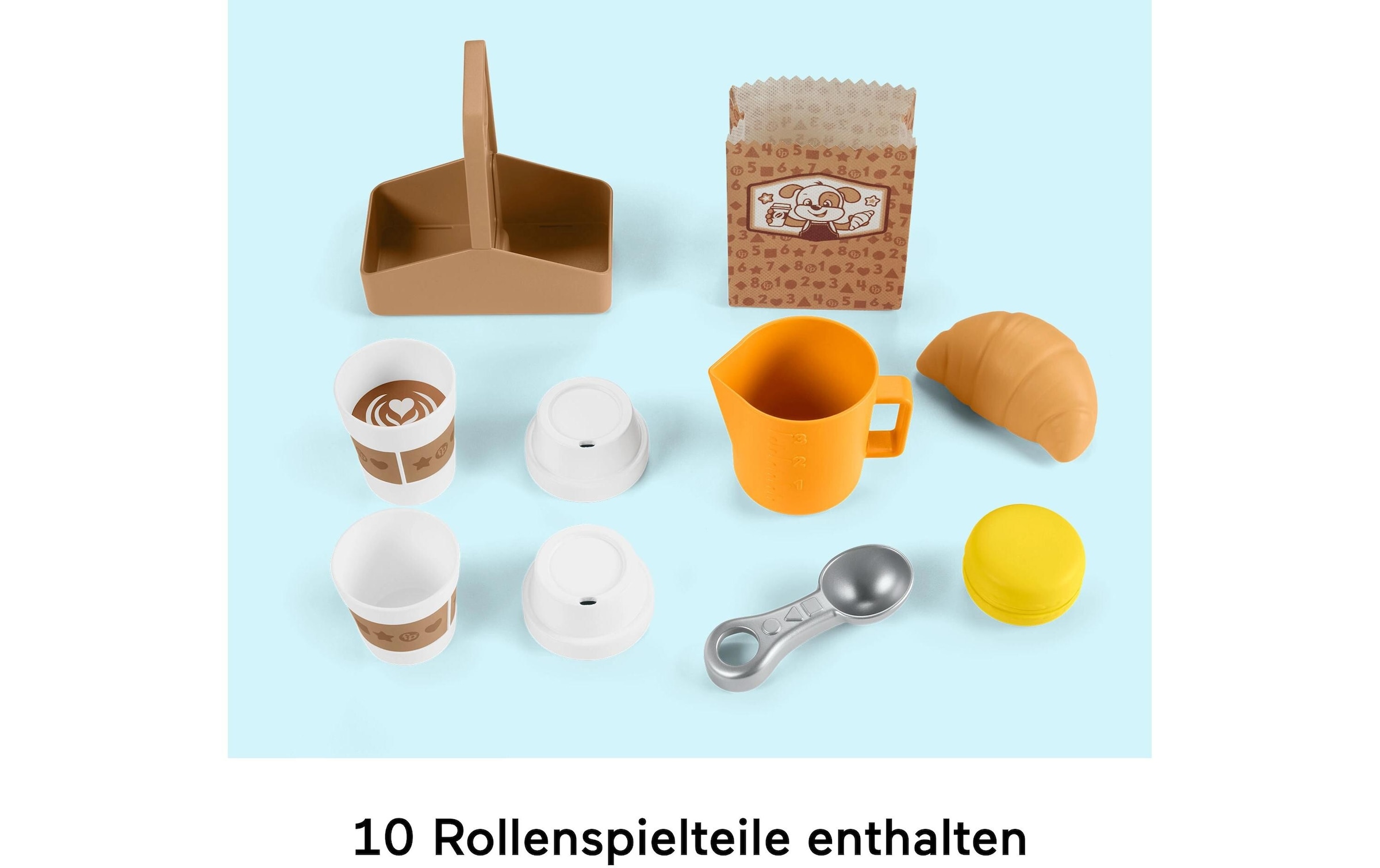 Fisher-Price® Kinder-Kaffeemaschine »Mein Barista-Set mehrsprachige Version«