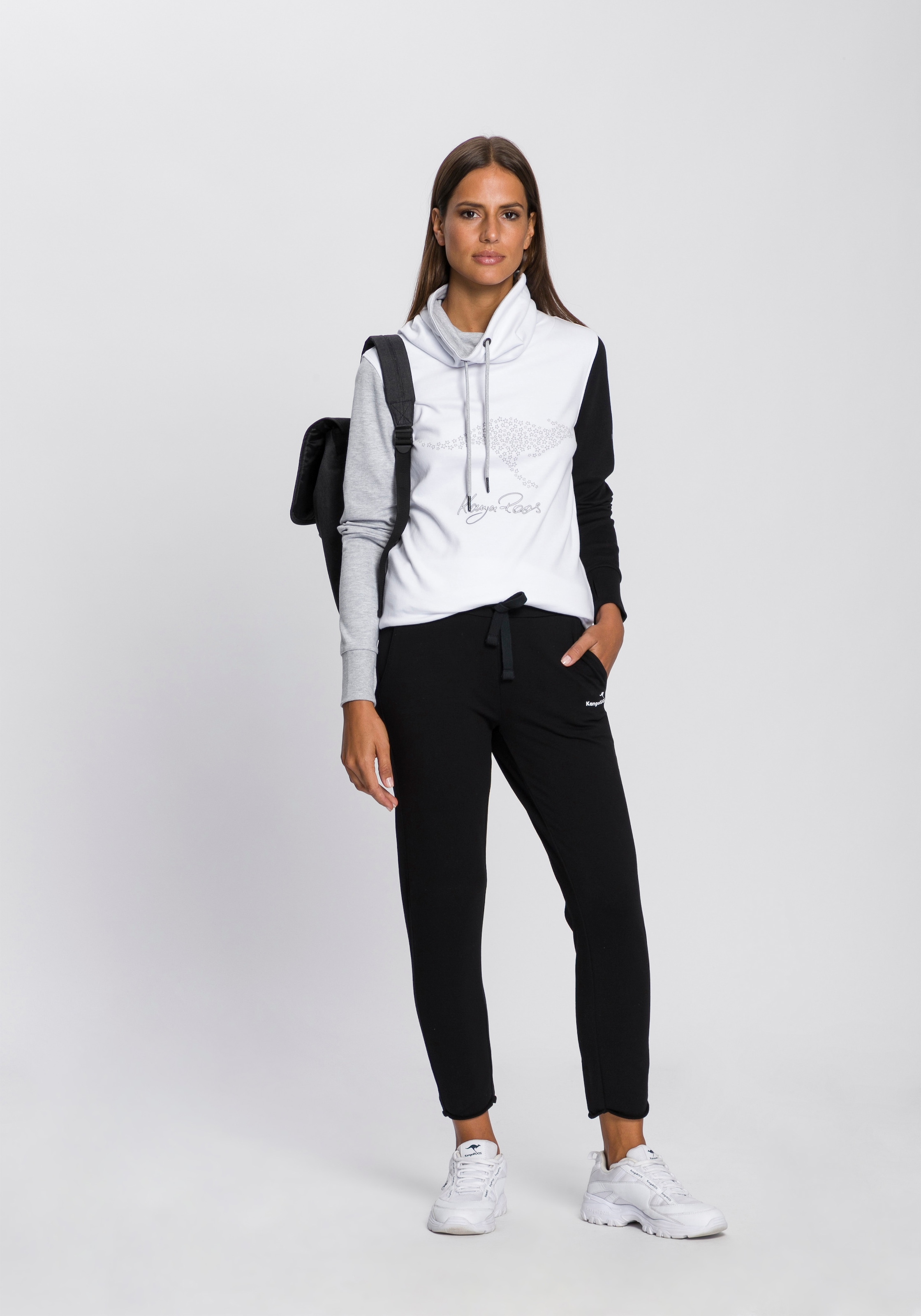 KangaROOS Jogginghose, in 7/8-Länge mit Logo-Druck