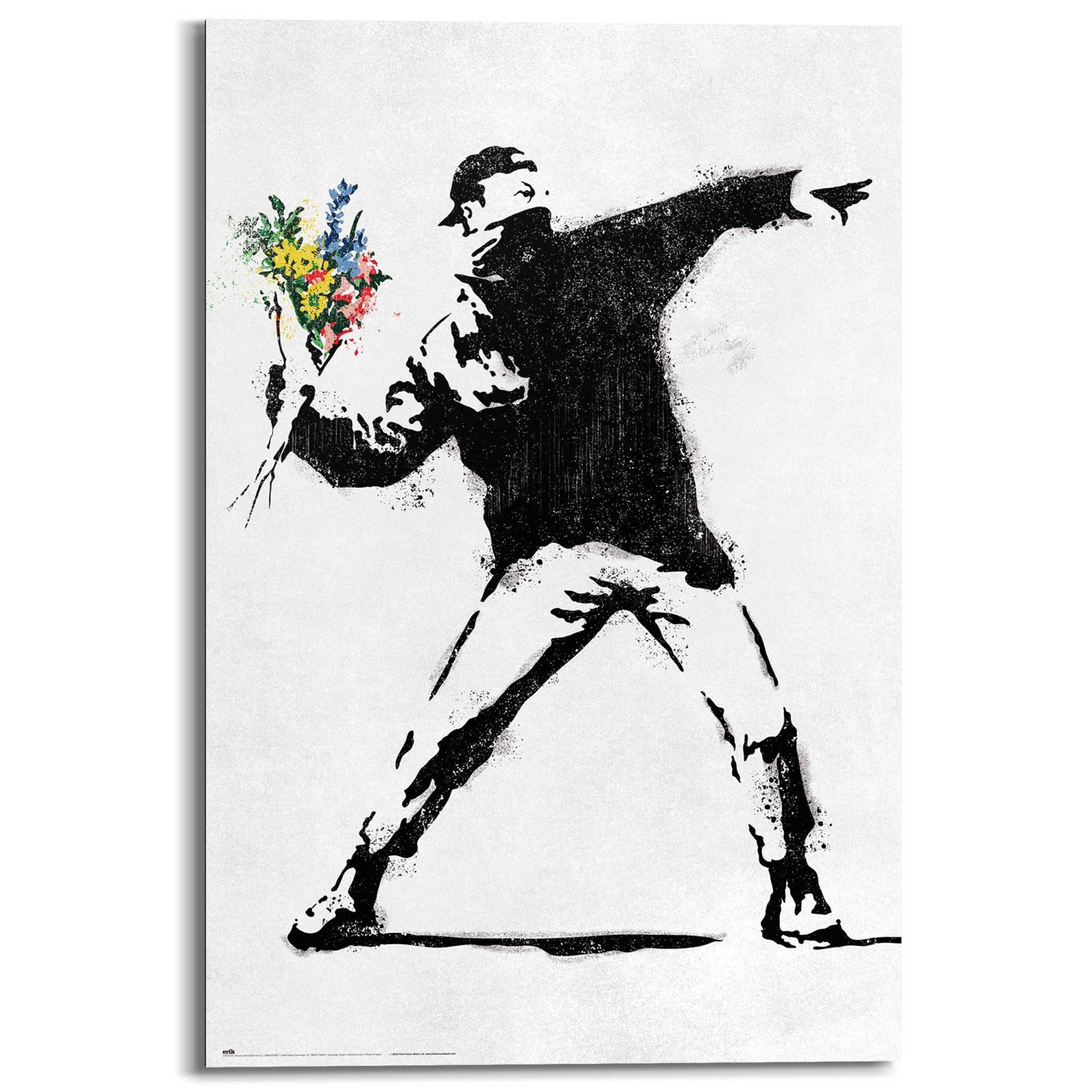 Reinders! Deco-Panel »Banksy - flower bomber«