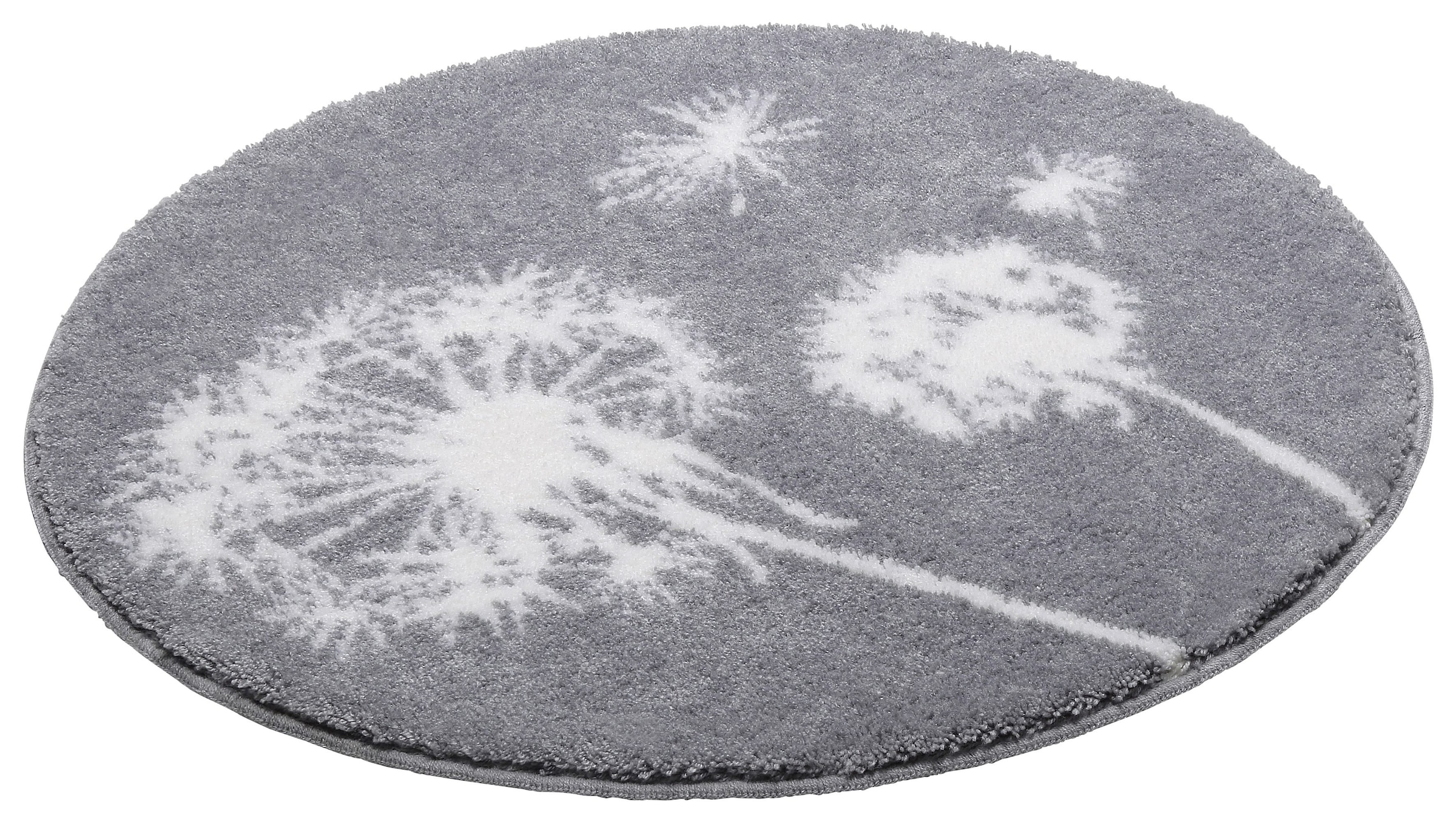 Grund Badematte »Pusteblume, Badvorleger, Badezimmer Teppich, sehr weich«, rutschhemmend beschichtet, schnell trocknend-fussbodenheizungsgeeignet, weiche Haptik, auch als 2-teiliges Set erhältlich, Made in Europe
