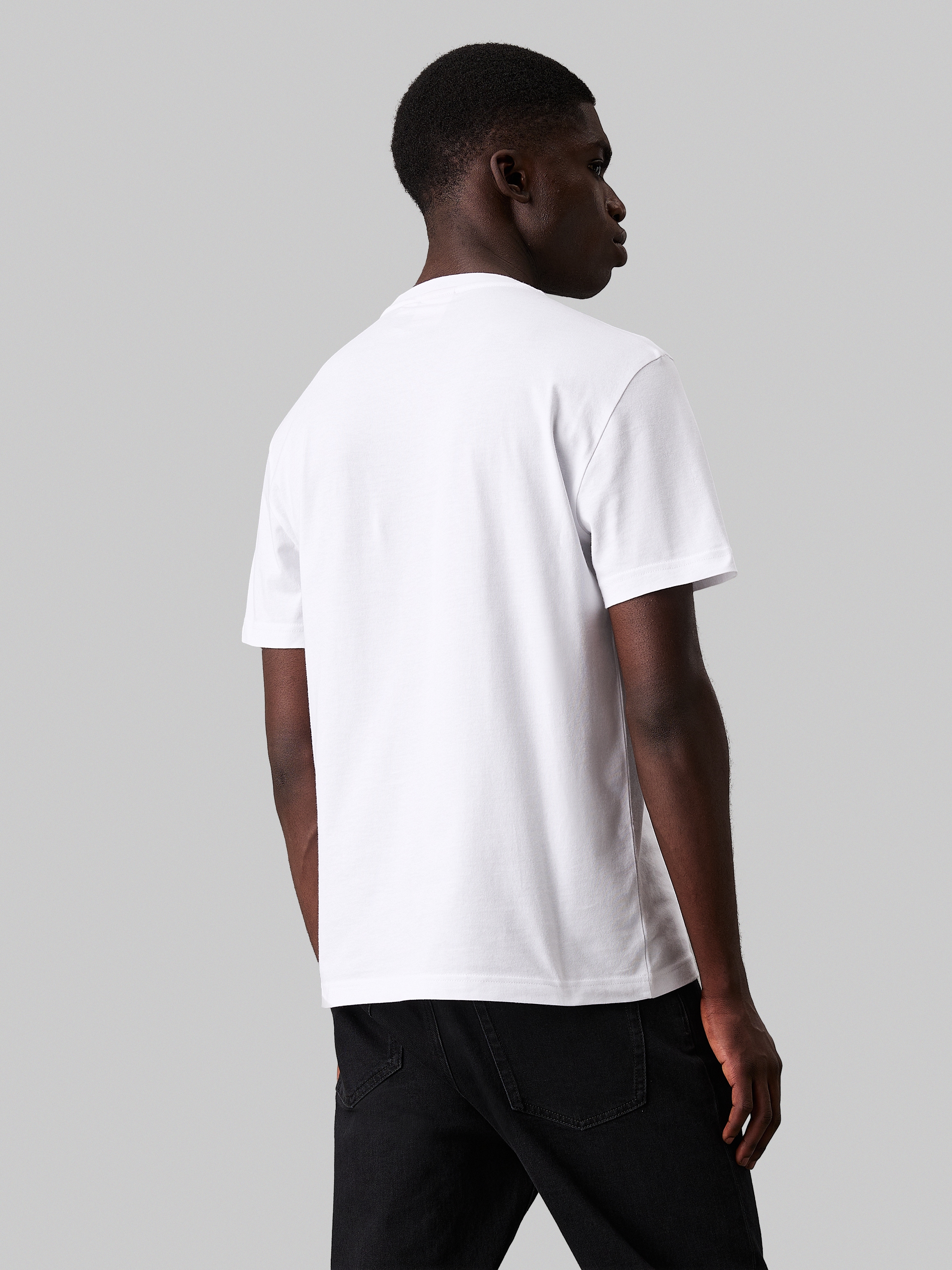 Calvin Klein T-Shirt »BOX STRIPED LOGO T-SHIRT«, mit Logoschriftzug