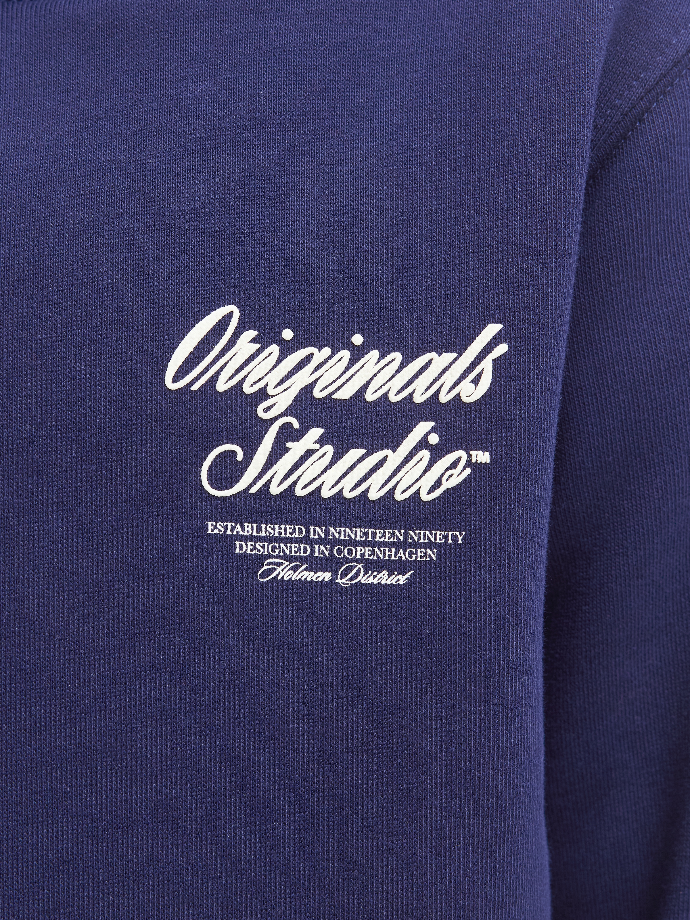 Jack & Jones Junior Kapuzensweatshirt »JORNORREBRO TYPO BACK SWEAT HOOD SN JNR«