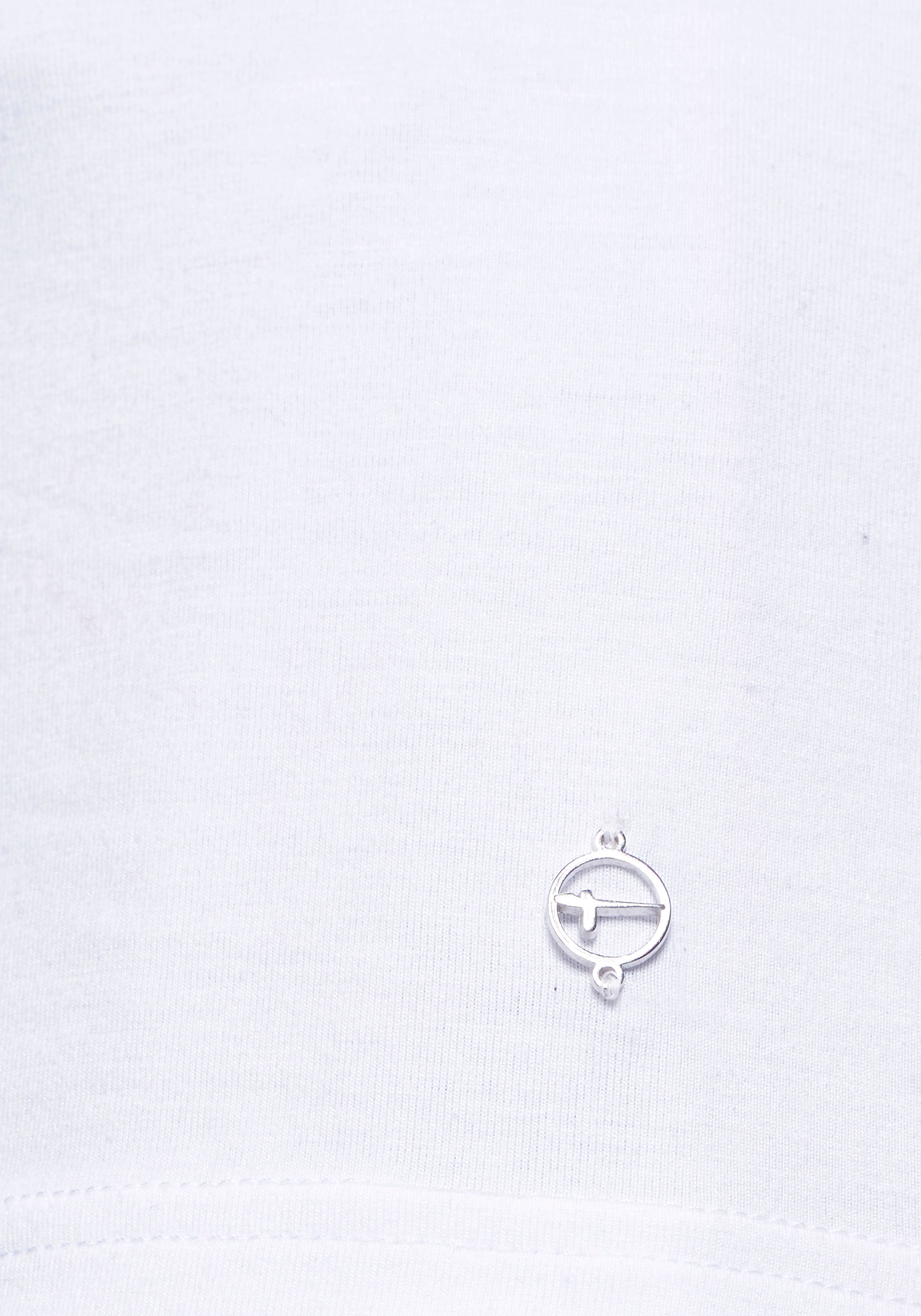 Tamaris T-Shirt, Kurzarm, Regular Fit, unifarben, mit Rundhalsausschnitt