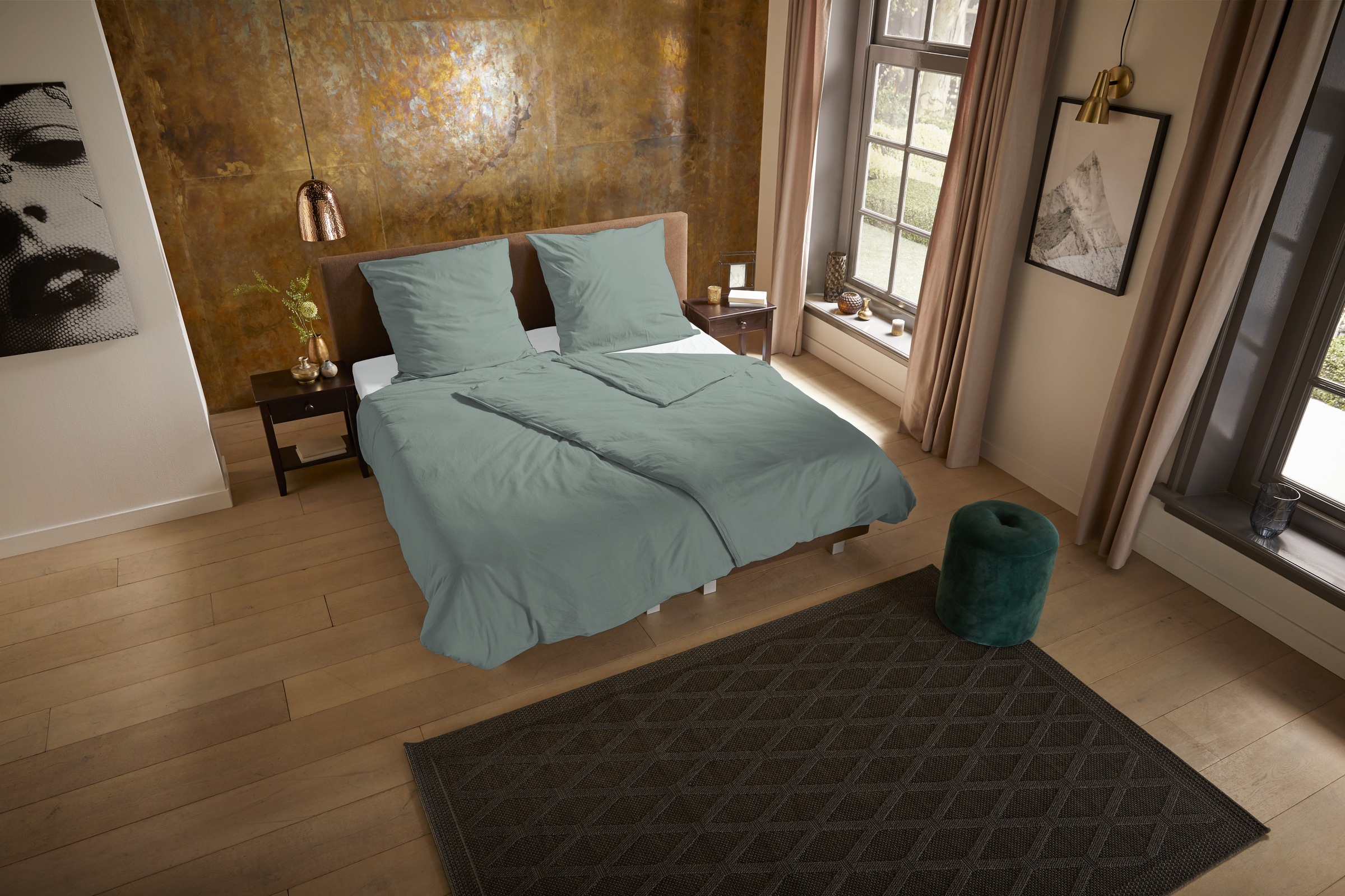 PURE luxury collection Bettwäsche »Pure uni«, Mikrofaser, Pflegeleicht, Weich, Uni, Unifarben, Reissverschluss