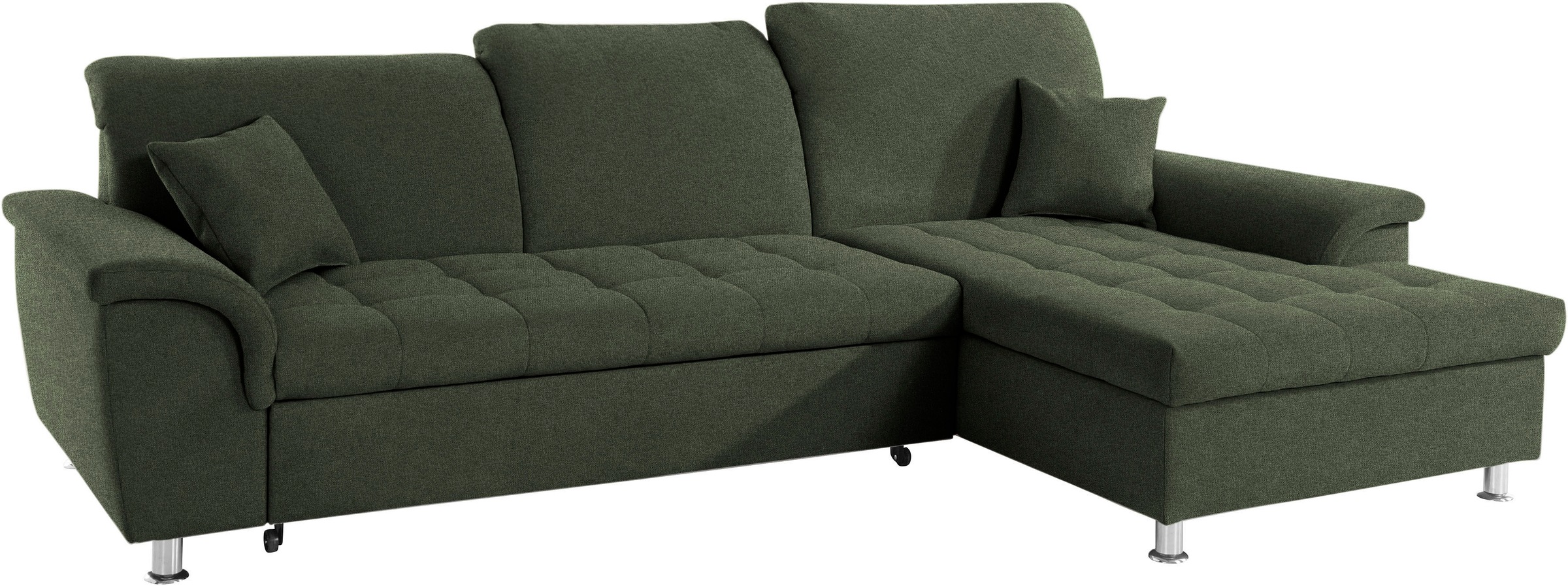 DOMO collection Ecksofa »Franzi L-Form«, wahlweise mit Kopfteilverstellung (dann Tiefe: 170 cm)
