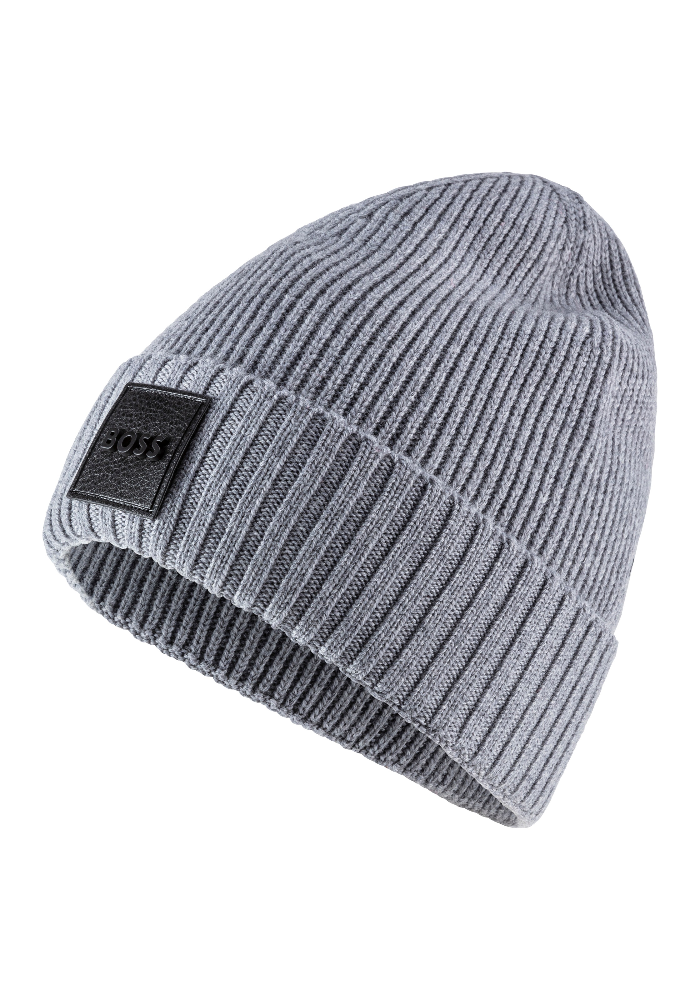 BOSS Beanie »Flavio« aus Rippenstrick
