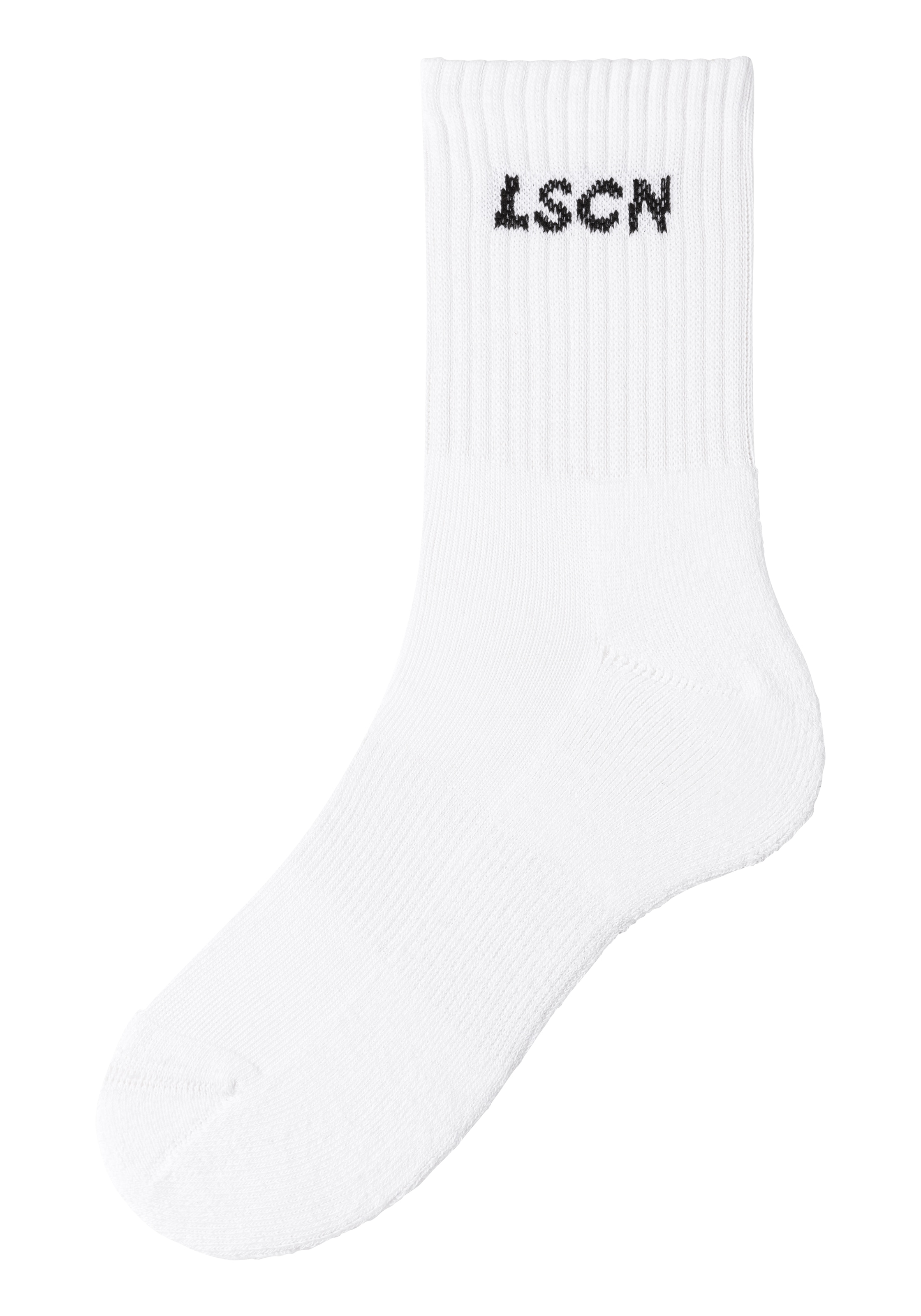 LSCN by LASCANA Tennissocken, (Packung, 2 Paar), mit Halbfussfrottee