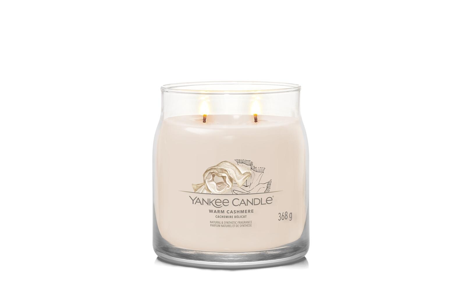 Yankee Candle Duftkerze »Warm Cashmere Signature Medium Jar«