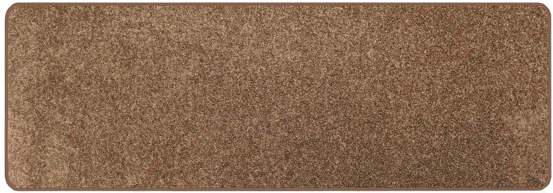 Primaflor-Ideen in Textil Läufer »Teppich MUMBAI«, rechteckig, 13 mm Höhe, Teppich-Läufer, weicher Kurzflor, Uni-Farben