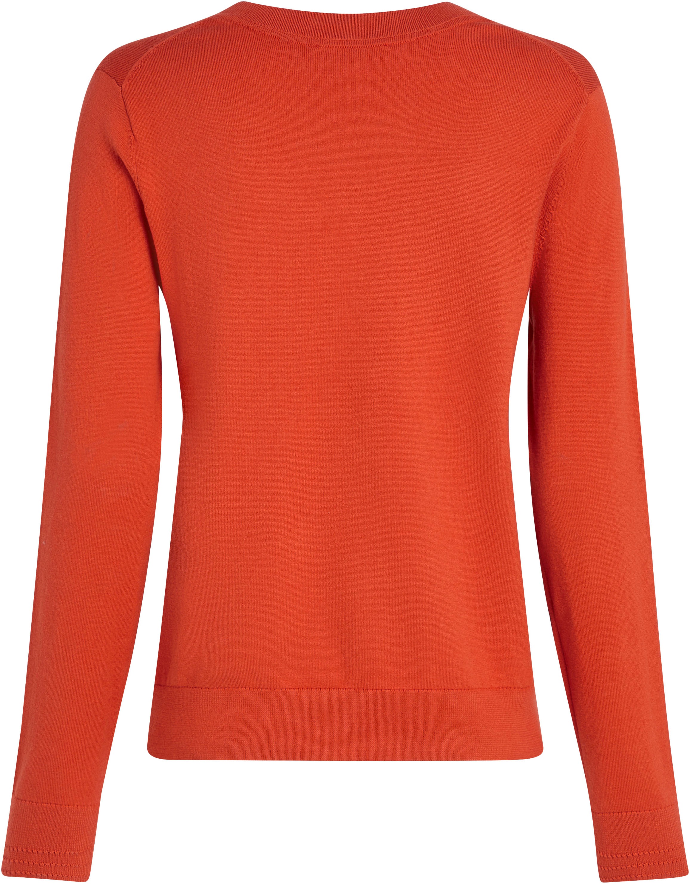 Tommy Hilfiger V-Ausschnitt-Pullover, mit Logo-Stickerei