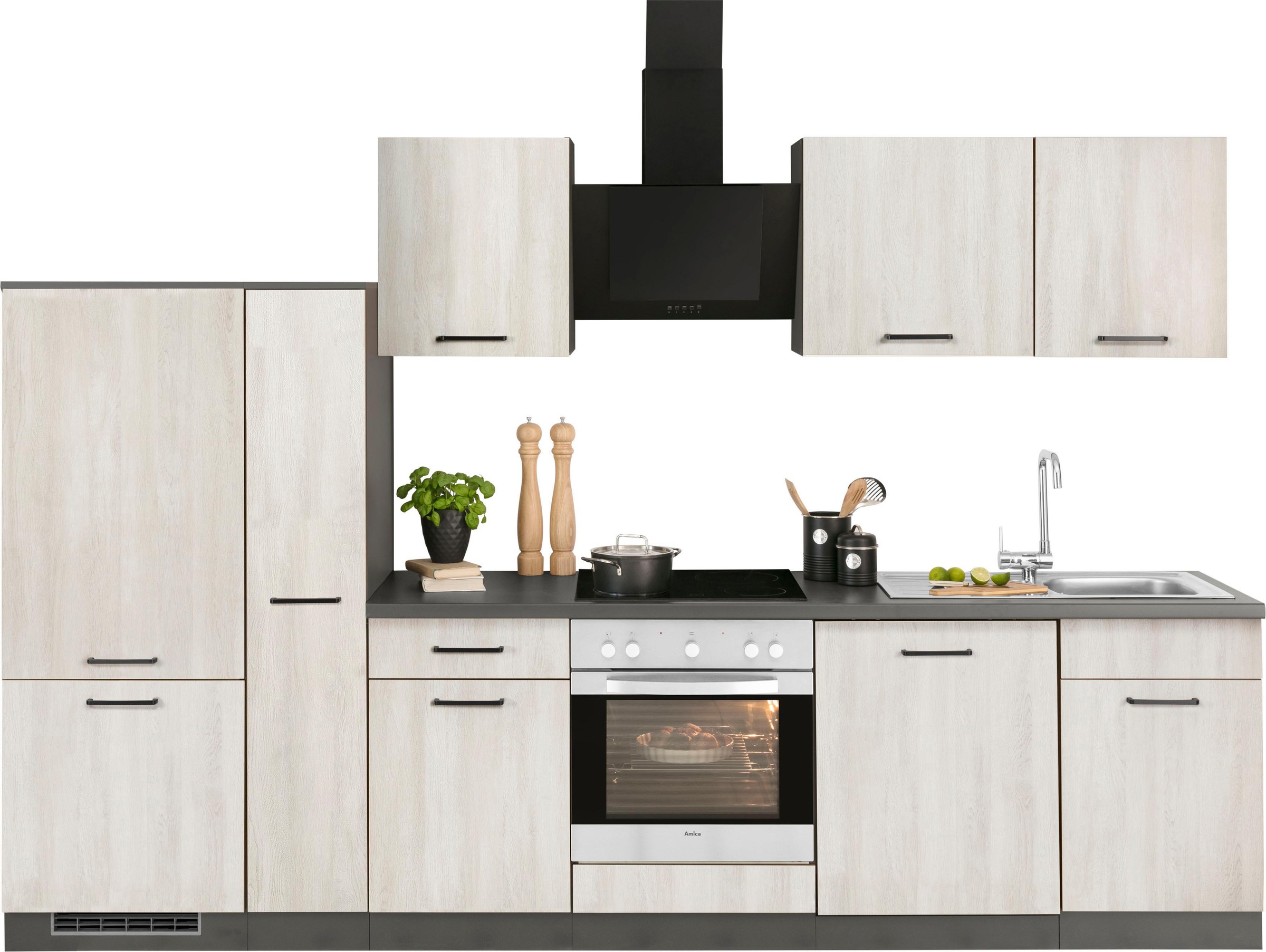 ❤ wiho Küchen Küchenzeile »Esbo«, ohne E-Geräte, Breite 310 cm bestellen im  Jelmoli-Online Shop