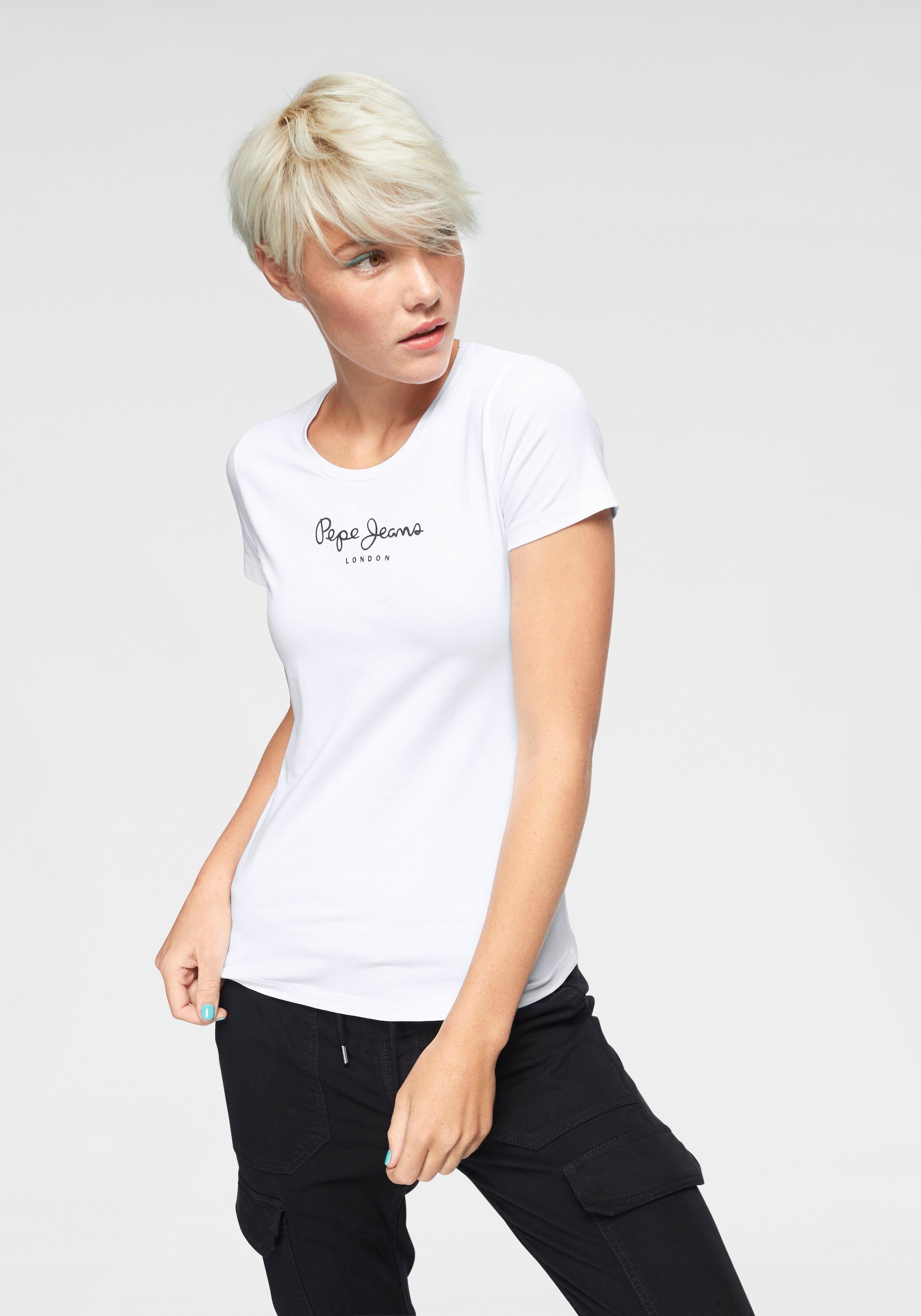 Pepe Jeans T-Shirt »NEW VIRGINIA«, mit Logo-Print