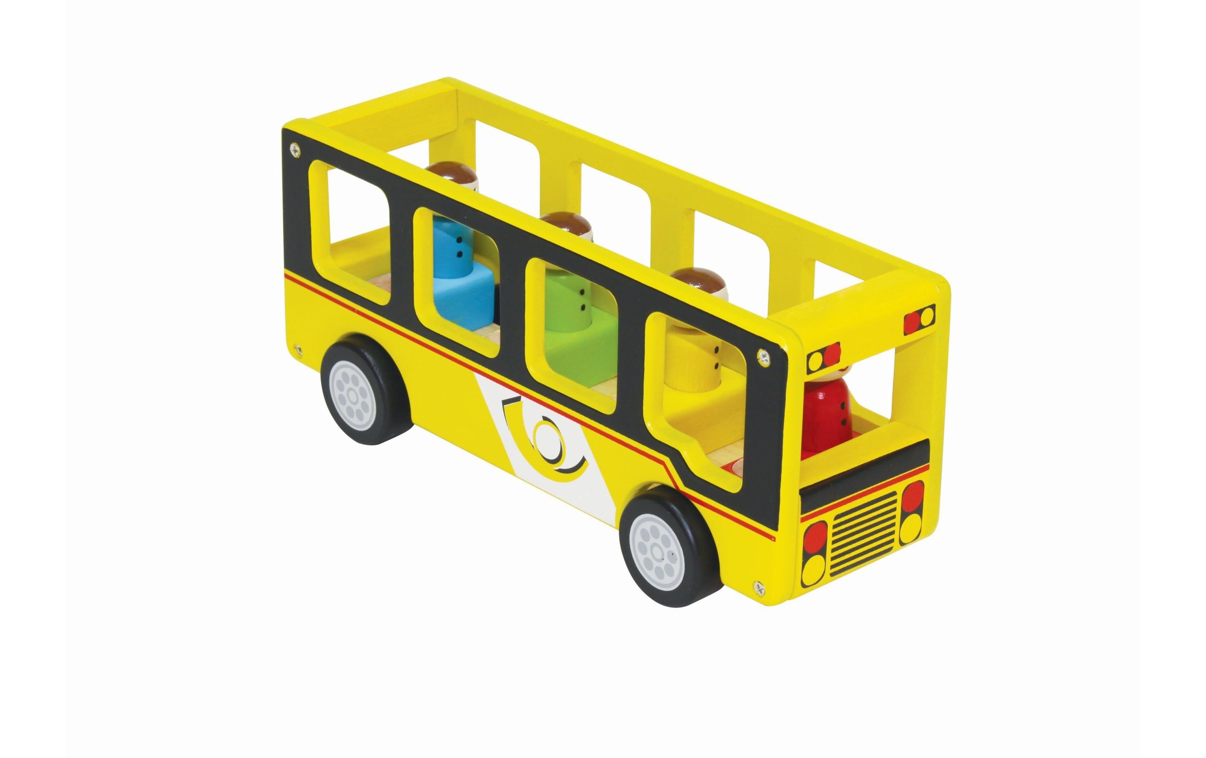 Spielba Spielzeug-Bus »Postauto mit 4 Passagiere«