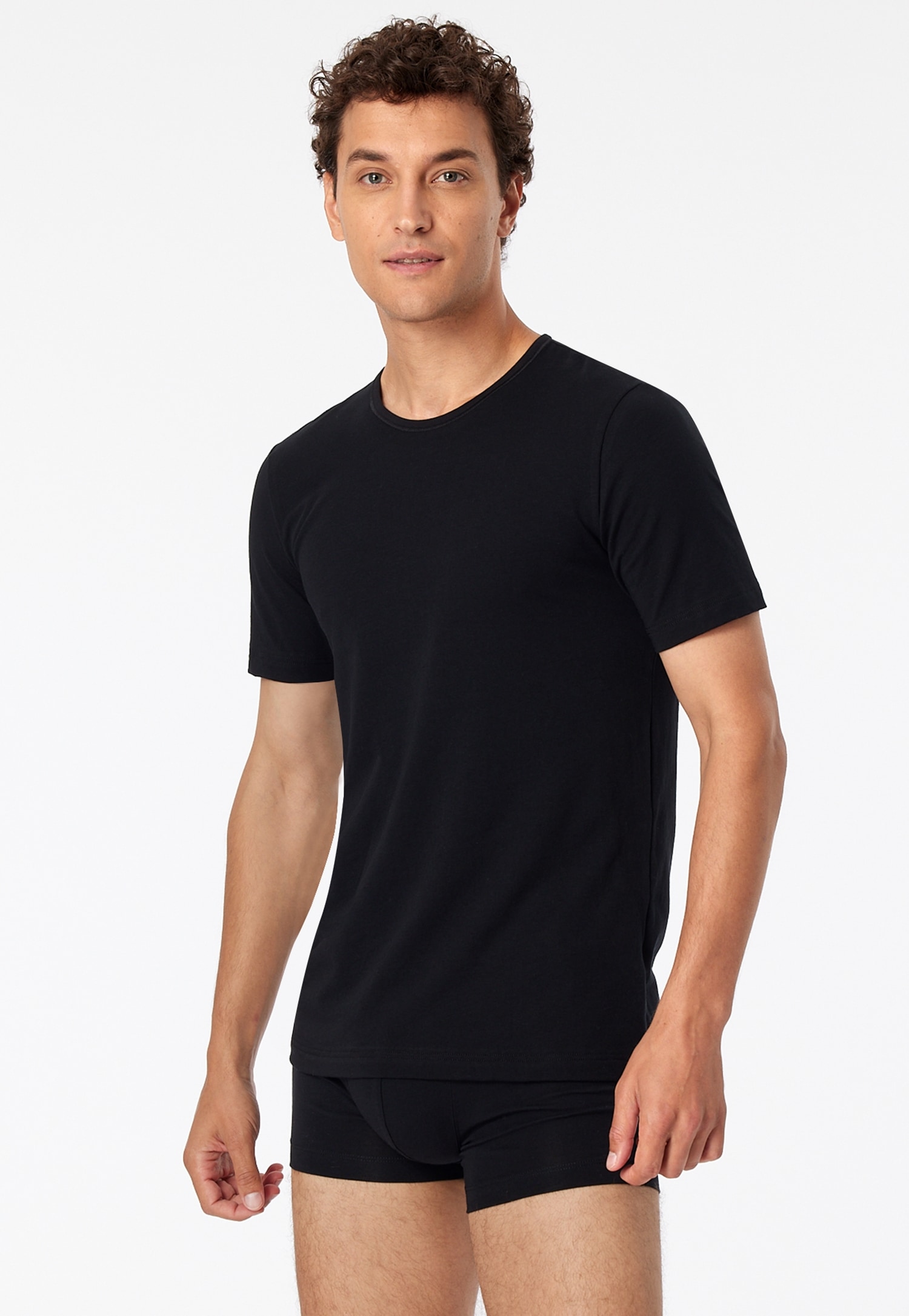 Schiesser T-Shirt »"95/5"«, (2er-Pack), mit rundem Halsausschnitt