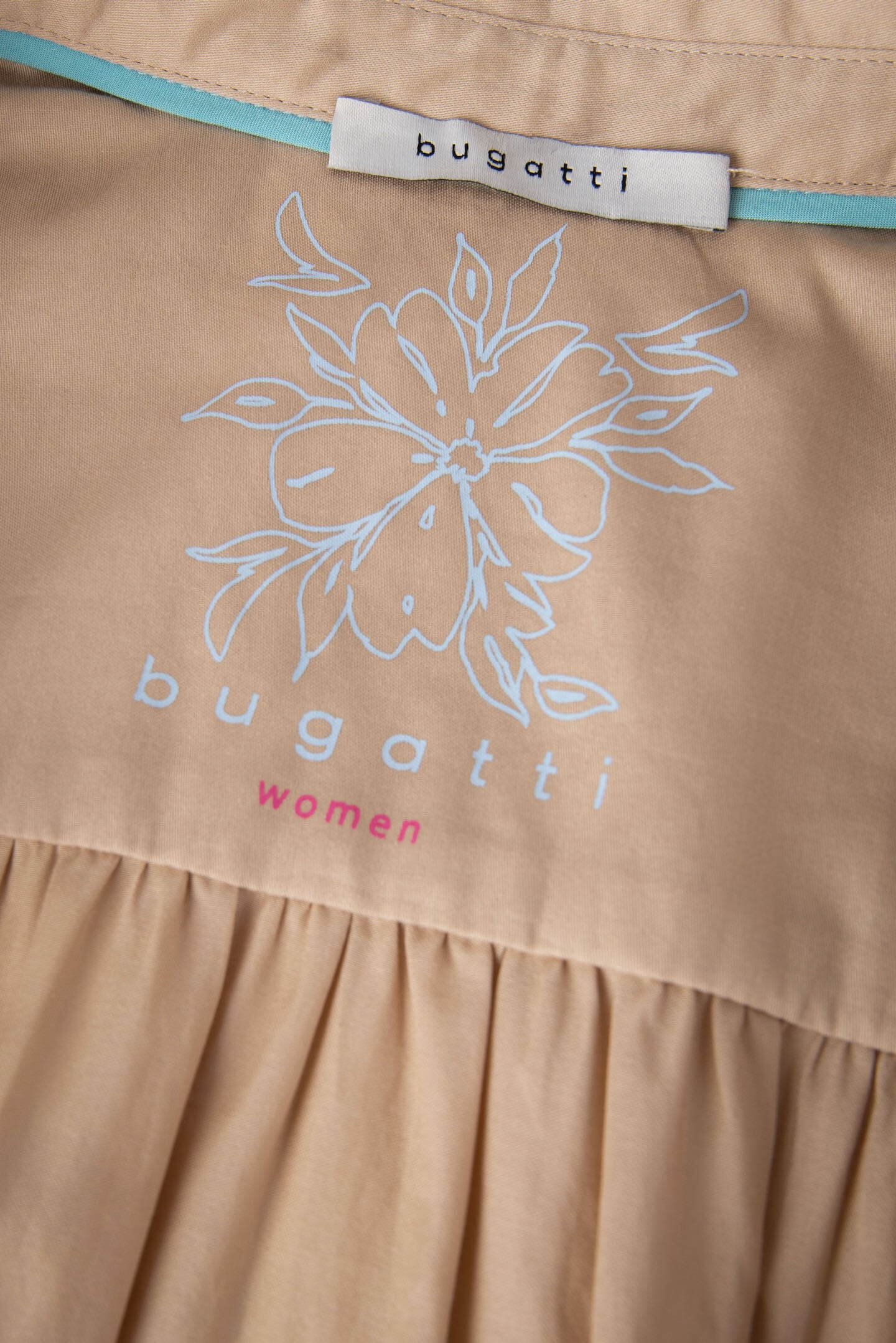 bugatti Hemdblusenkleid, aus 100 % Baumwolle