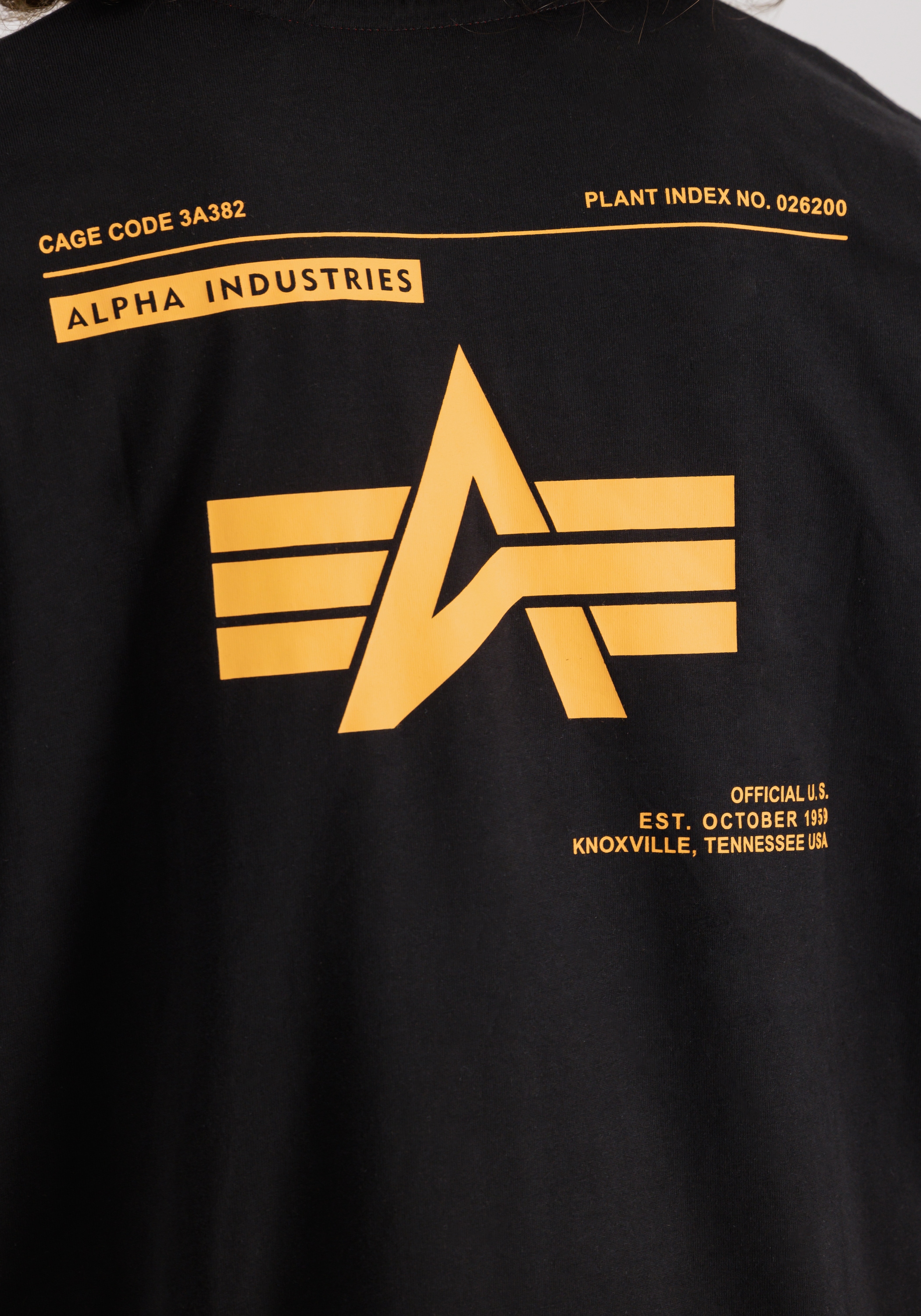 Alpha Industries T-Shirt »Alpha Industries Men - T-Shirts Logo Back Print T«