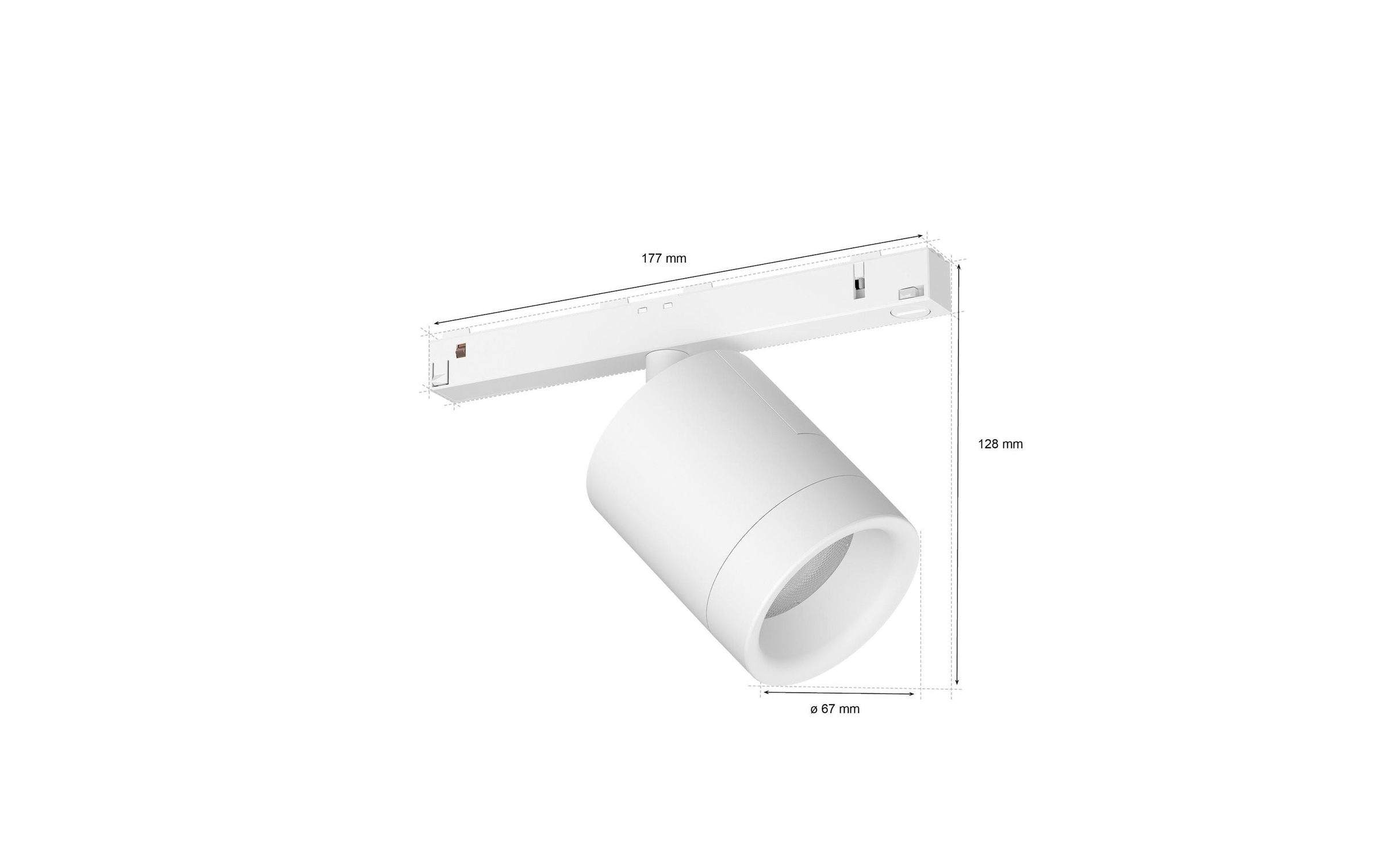 Philips Hue LED Wandleuchte »LED Schienenspot Perifo«, 1 flammig