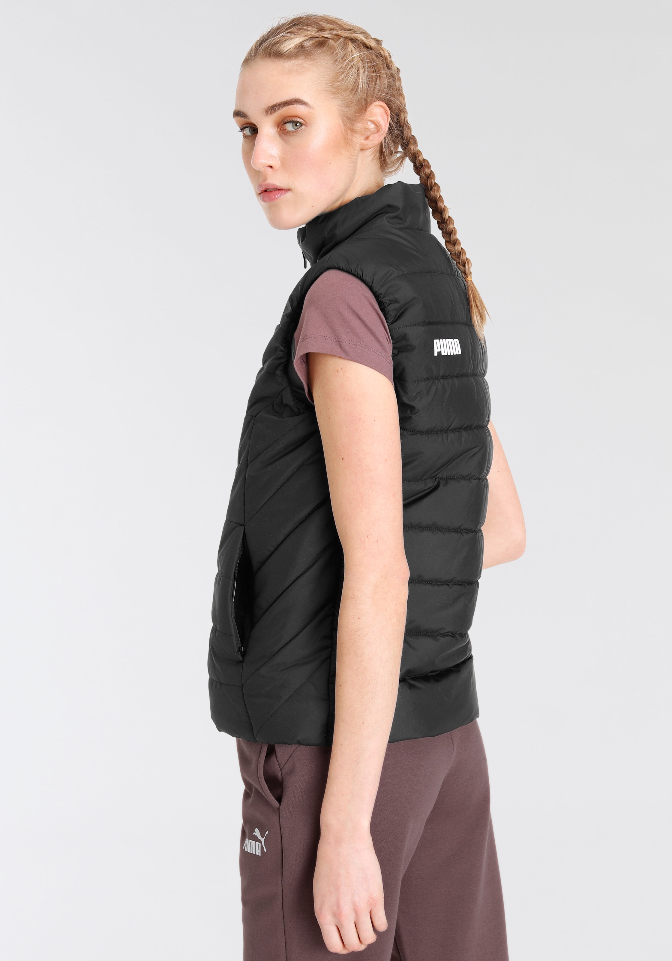 PUMA Steppweste »ESS PADDED VEST« aus wasserabweisendem Material, regular fit, sportlicher Stil
