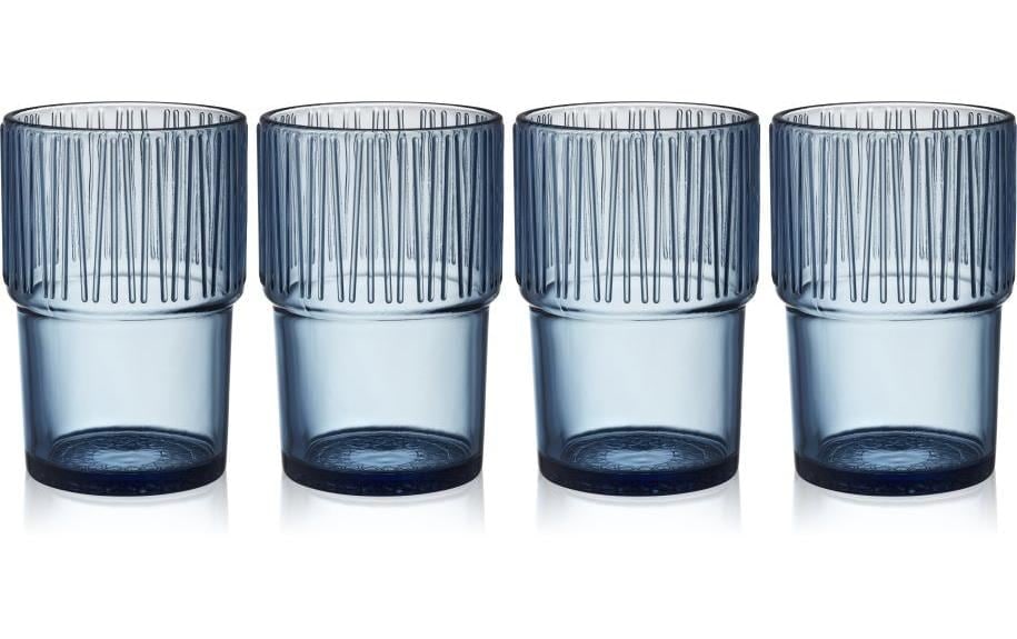 ❤ Bitz Latte-Macchiato-Glas »Macchiato Becher Kusintha 380 ml, 4 Stück,  Blau«, (4 tlg.) kaufen im Jelmoli-Online Shop
