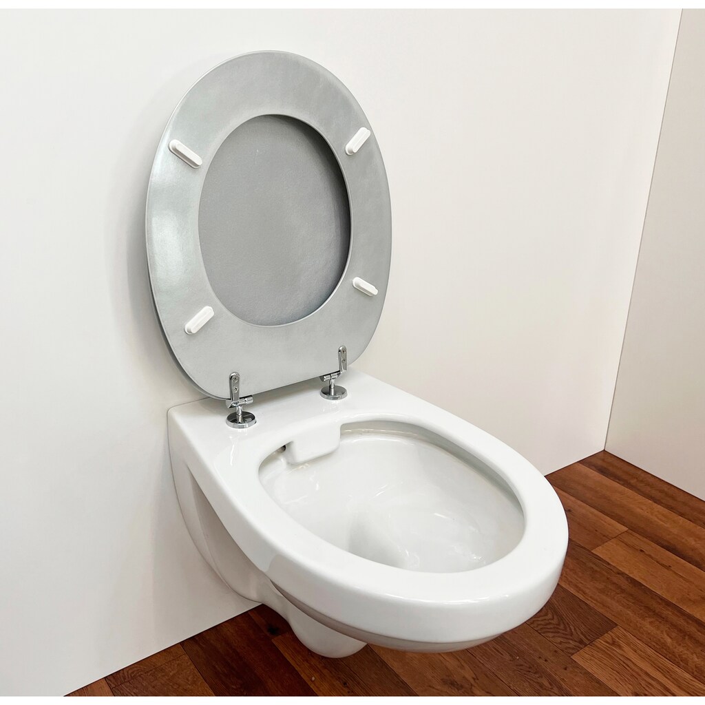 ADOB WC-Sitz »Silberfarbenmetallic«